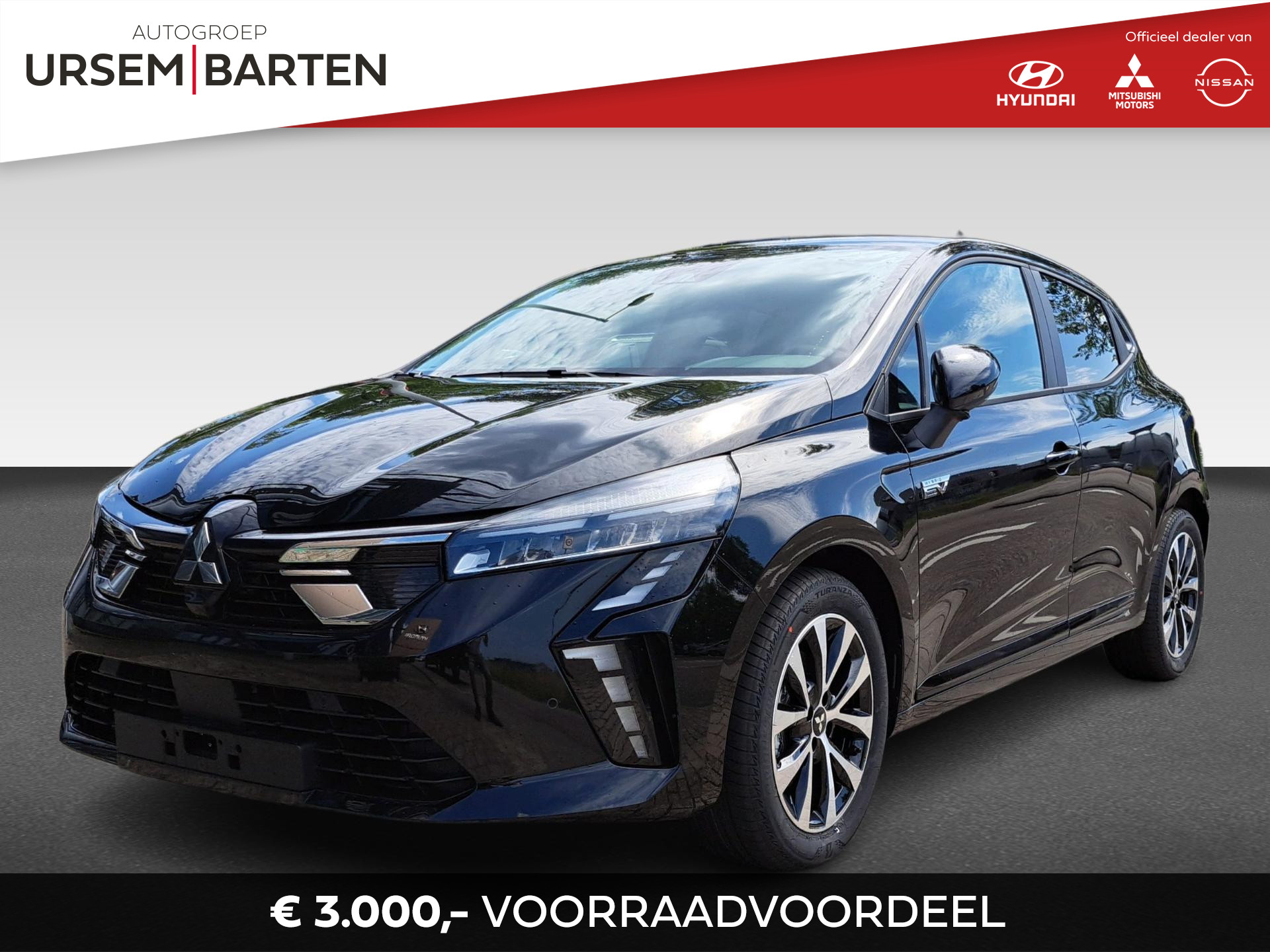 Mitsubishi Colt 1.6 HEV Intense Van € 29.090,- voor € 26.530,-