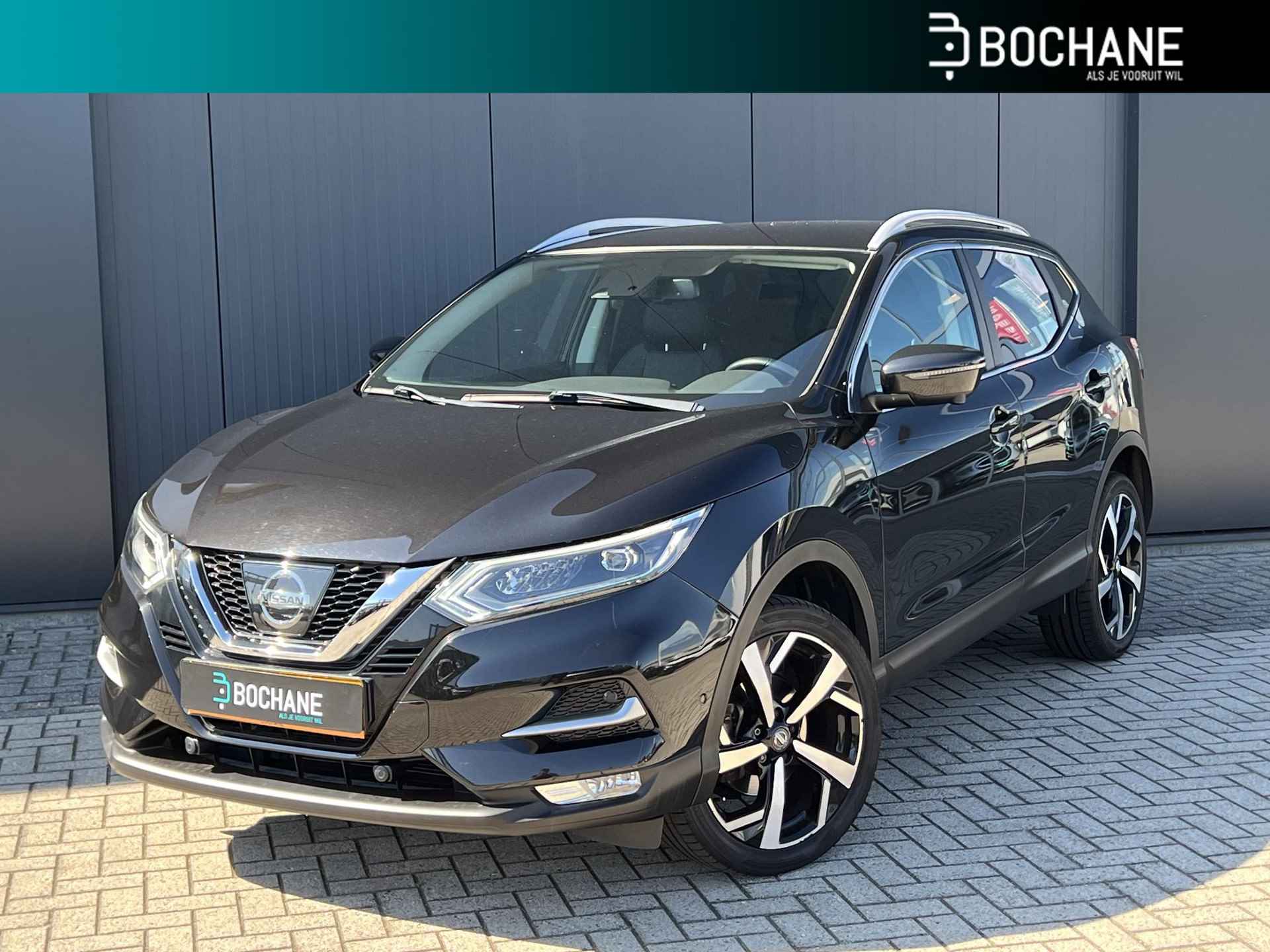 Nissan Qashqai 1.2 DIG-T 115 Tekna | Navigatie | Trekhaak | 360 Camera | Elektrisch verstelbaar en verwarmde stoelen | - 1/27