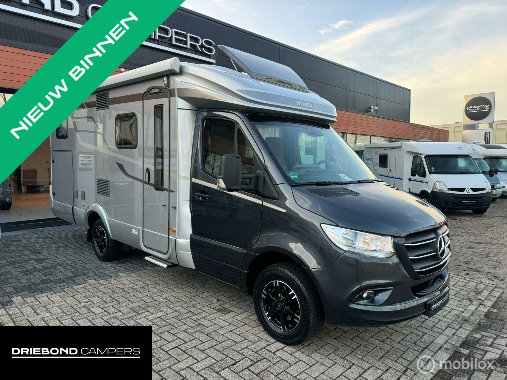 Hymer MLT 580 190PK V6 Enkele Bedden Luchtvering Luifel Silver-Line