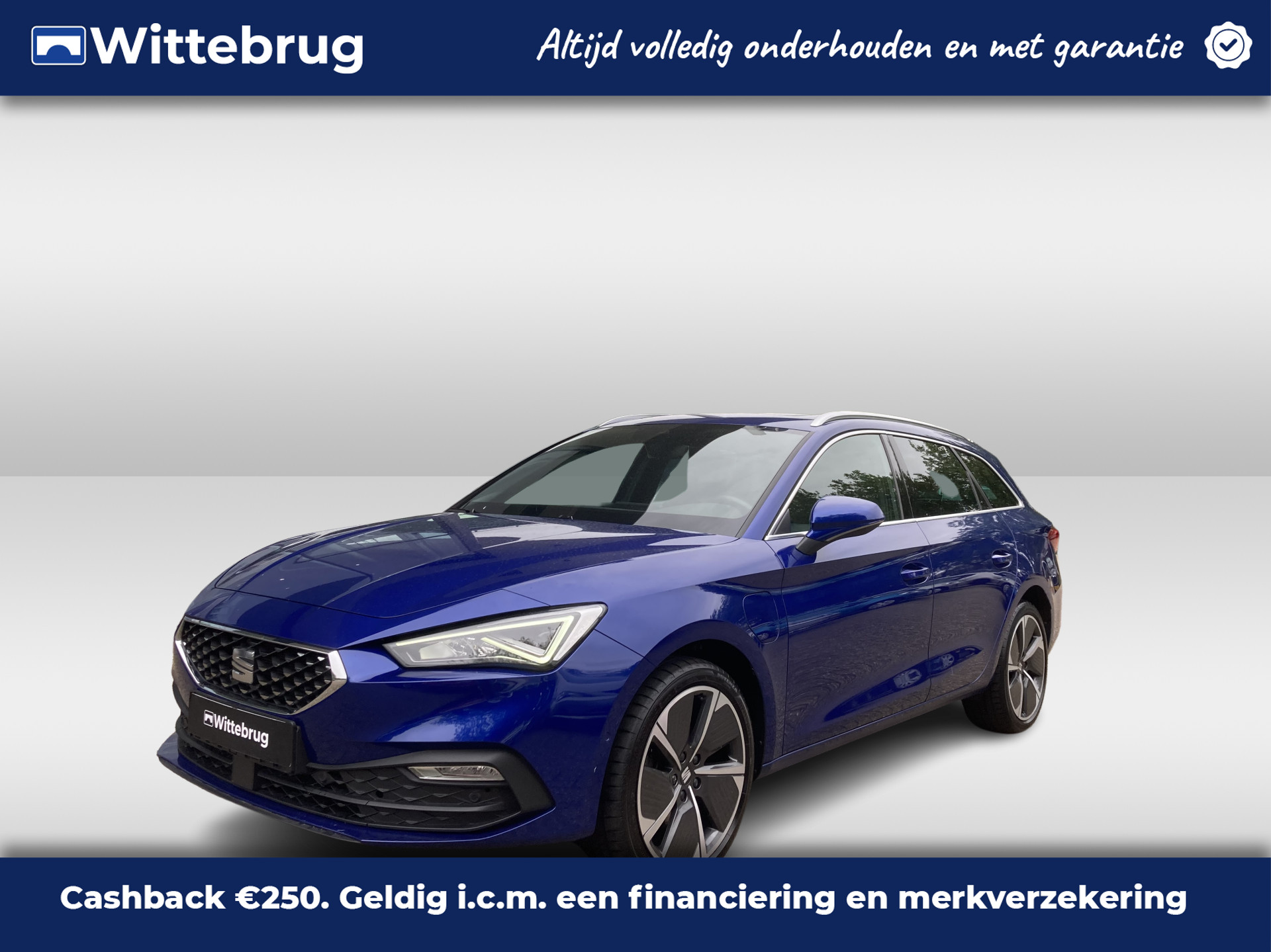 SEAT Leon Sportstourer 1.4 TSI eHybrid PHEV 204pk DSG Xcellence / Panoramadak / 18" LMV / Navi / Memory Seat / Camera / Keyless / Alarm / Adaptief Onderstel / Full LED