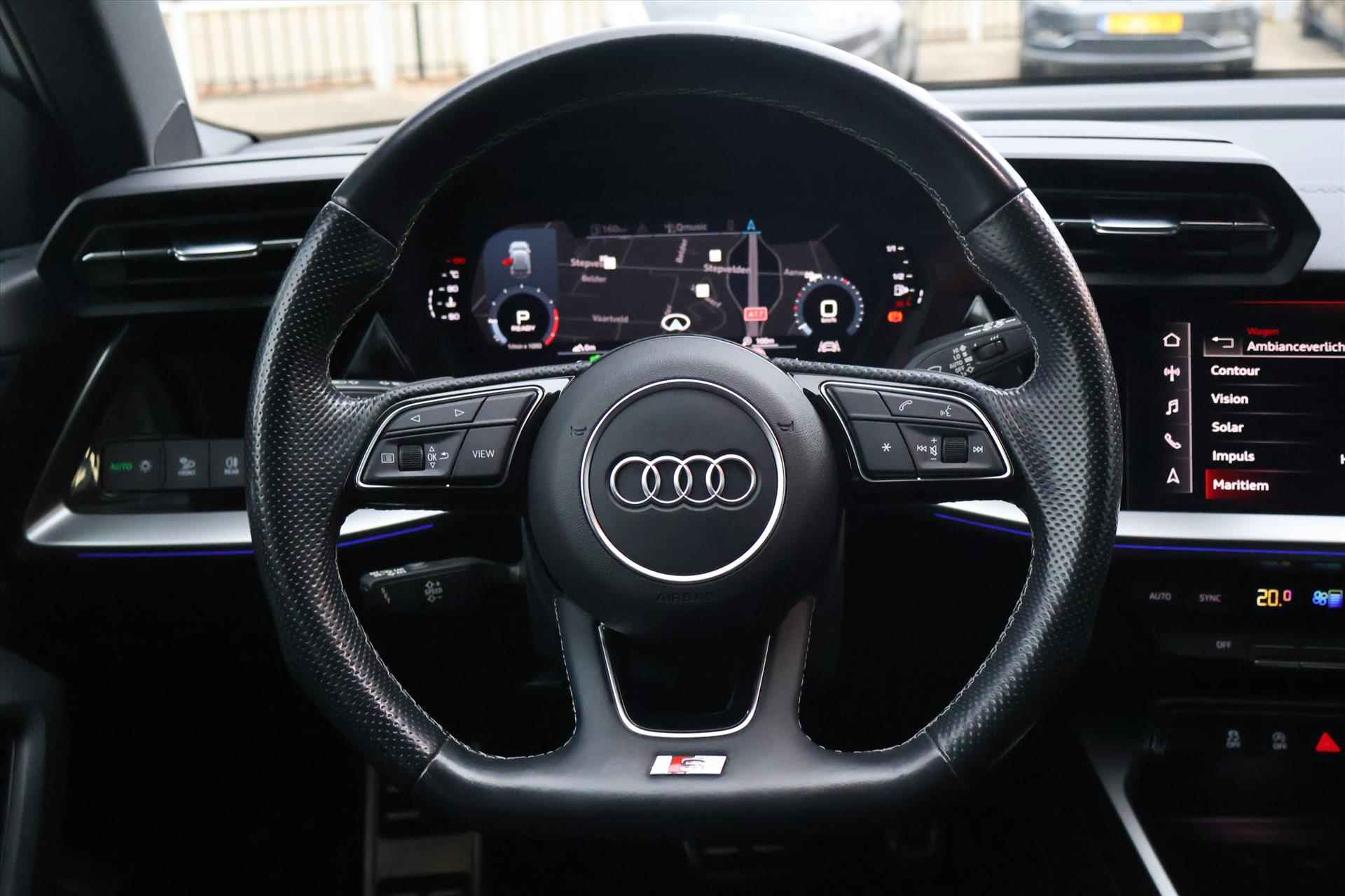 Audi A3 Sportback 35 TFSI Edition one 150pk | Sfeer | Carplay | Cruise | Matrix | DAB | Virtual | 1e Eigenaar - 20/42