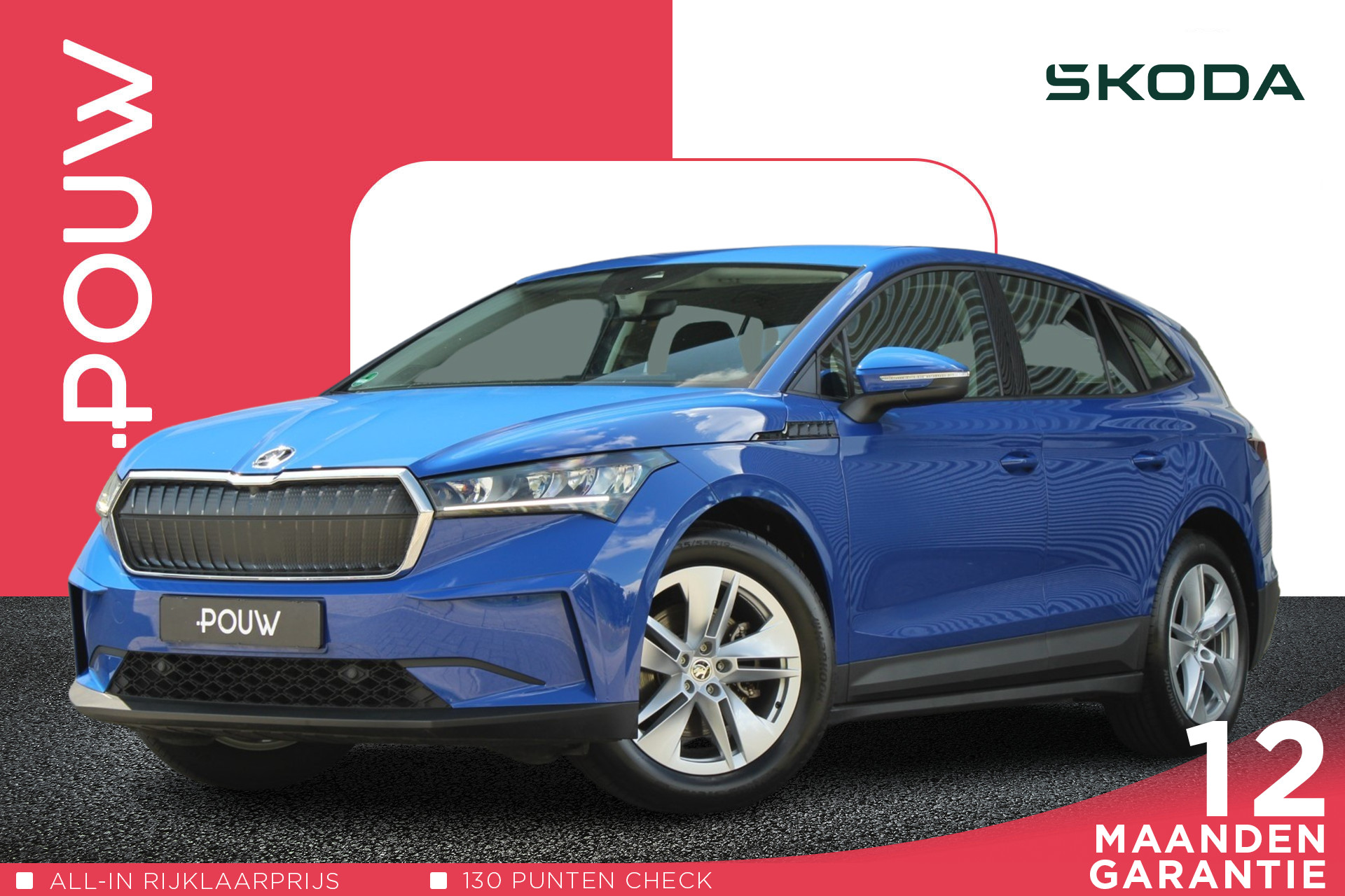 Skoda Enyaq 50 148pk Selection | Navigatie | 19" Velgen | Apple Carplay / Android Auto