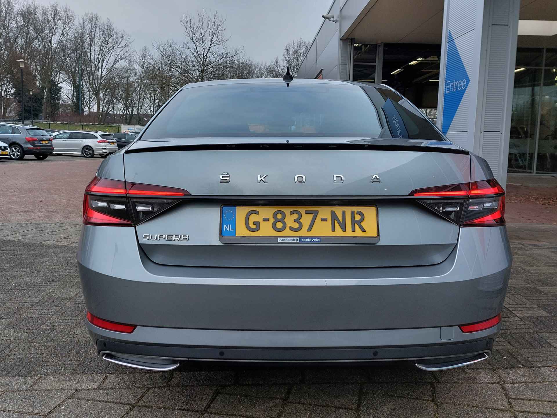 Škoda Superb 1.5 TSI ACT 150pk DSG Sportline Business | Navi + Apple Carplay+Android Auto | Clima | Cruise | Keyless Entry | Led Koplampen | Pdc V+A+Camera | Stoelverwarming | Privacy Glass | 18''lm - 6/54