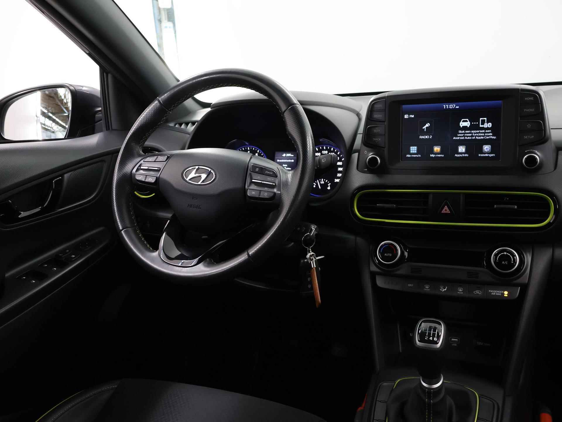 Hyundai Kona 1.0T Fashion | Trekhaak | Climate Control | Parkeersensoren | Navigatie Via Carplay | - 10/37
