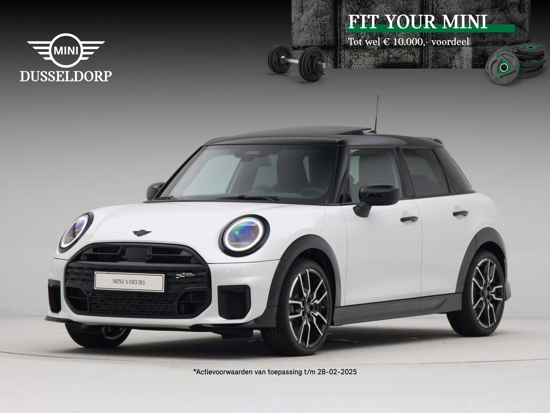 MINI Cooper 5-deurs C John Cooper Works Pakket XL PRIVATE LEASE EUR 645,- (48 mnd/10.000 km)