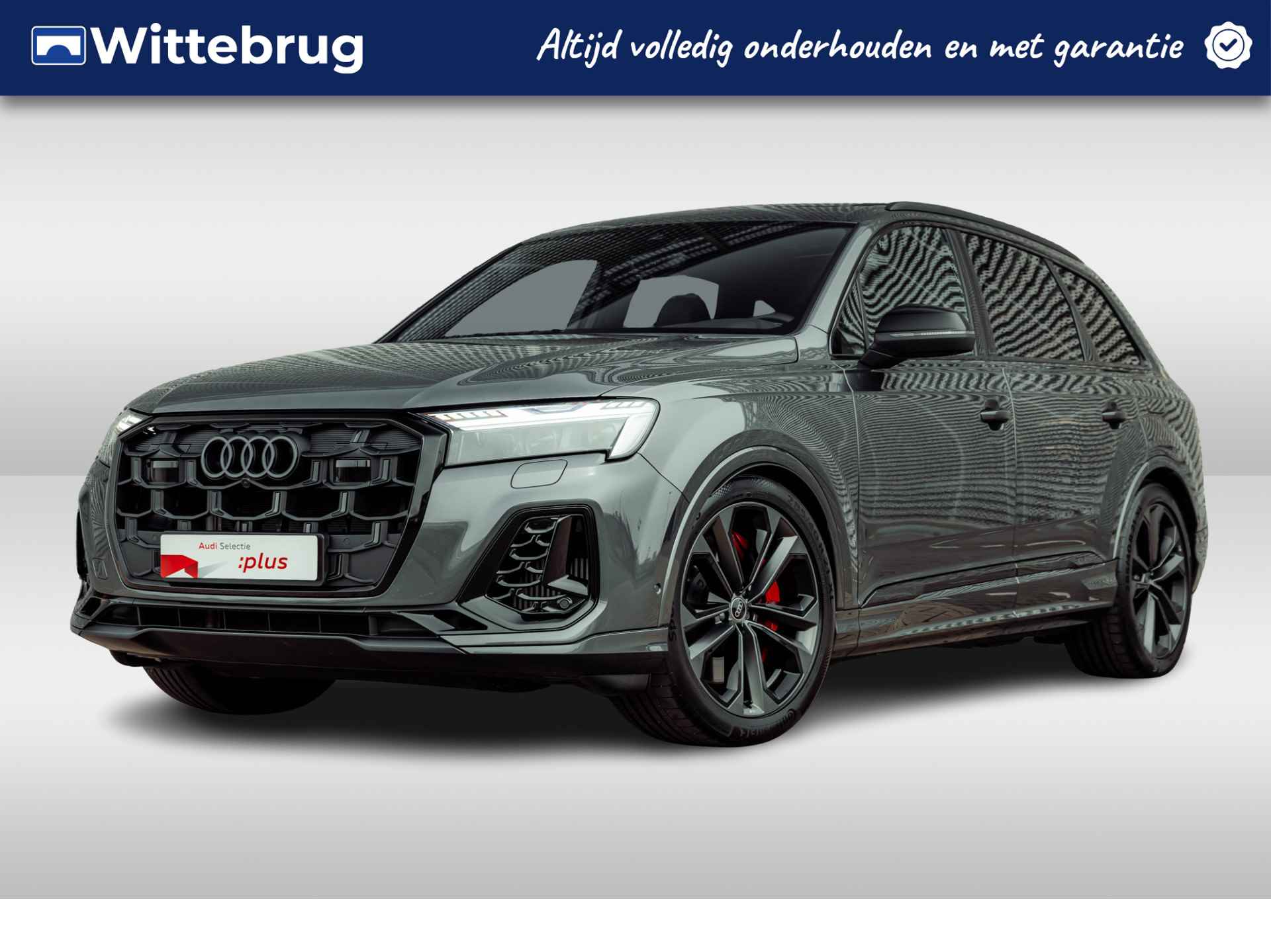 Audi Q7 60 TFSI e 490pk quattro Pro Line S Competition | Panoramadak | Bang & Olufsen | 21" LM velgen | S-sportstoelen | Leder | City + Parking pakket | Trekhaak