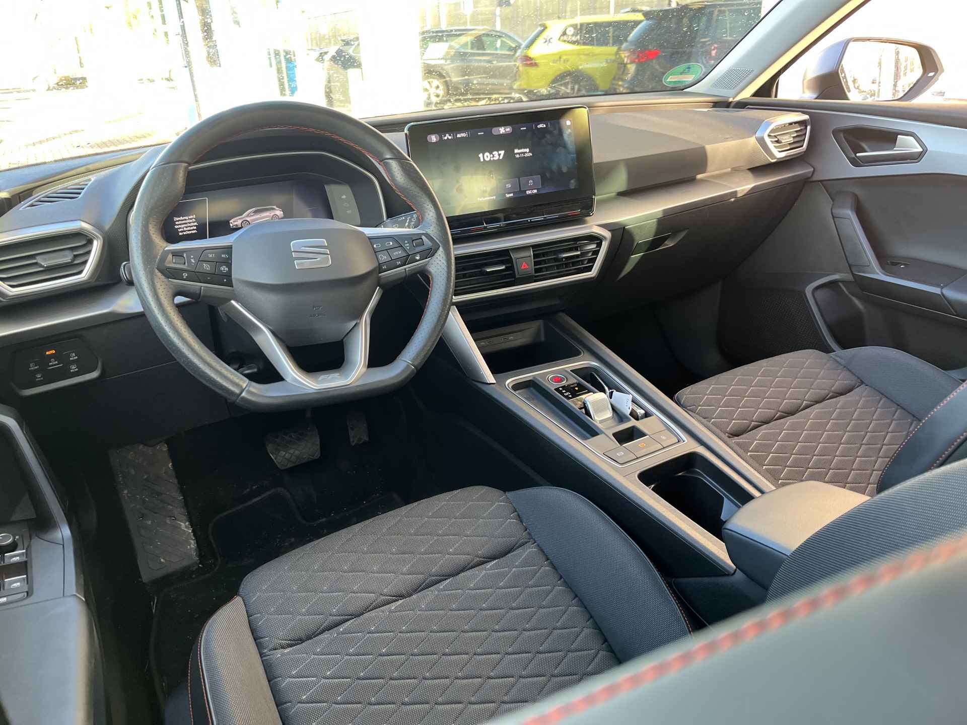 SEAT Leon Sportstourer 1.4 TSI eHybrid PHEV FR / AUTOMAAT/ CAMERA/ PARK. SENSOREN/ MATRIX/ STOEL EN STUUR VERWARM./ ADAPT. CRUISE/ APP CONNECT/ NAVI/ CLIMA/ DAB/ 17" LMV/ - 9/31