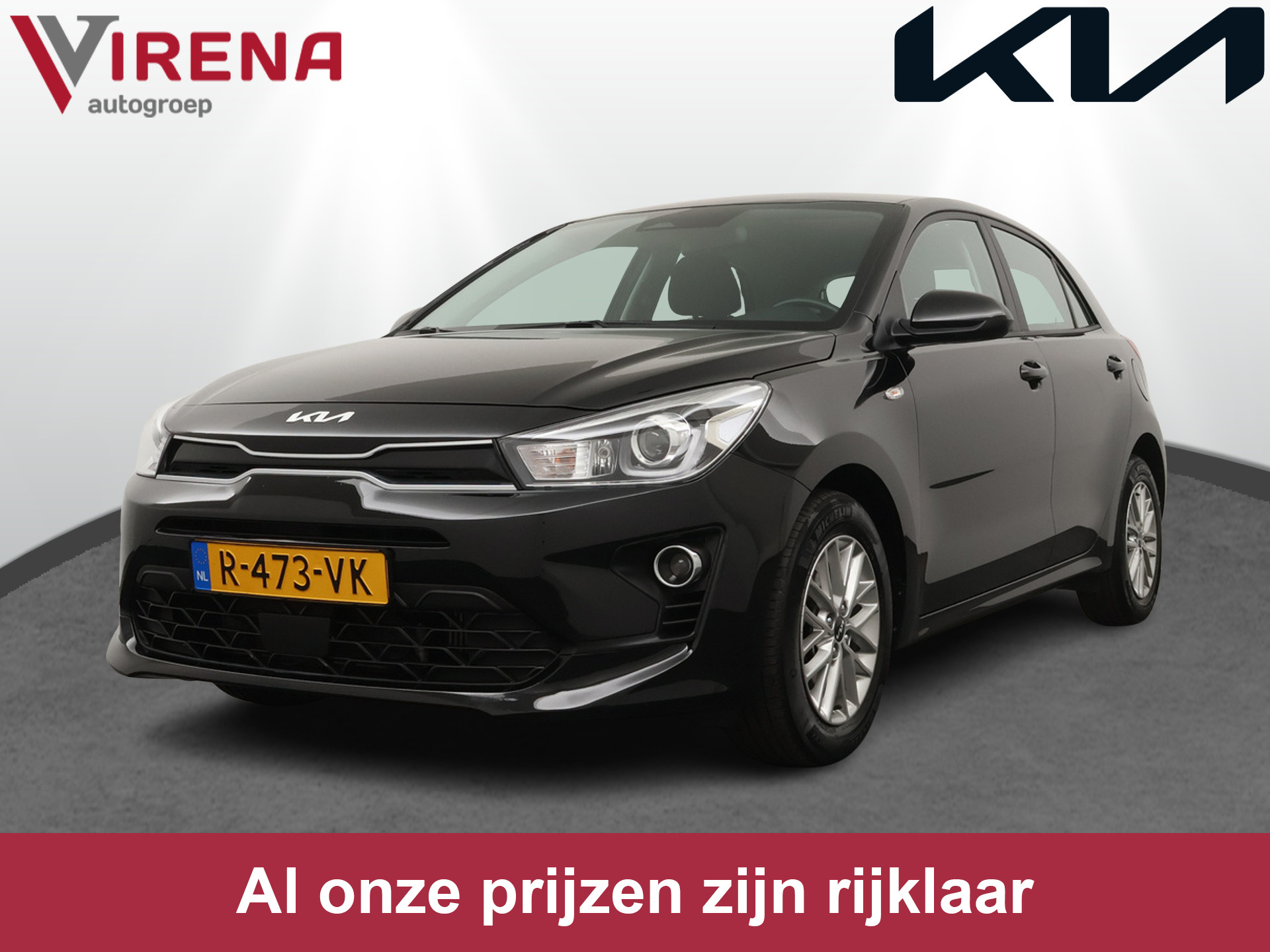 Kia Rio 1.0 T-GDi MHEV DynamicLine - Navigatie - Apple CarPlay/Android Auto - Achteruitrijcamera - Climate Control - Cruise Control - Fabrieksgarantie tot 12-2029