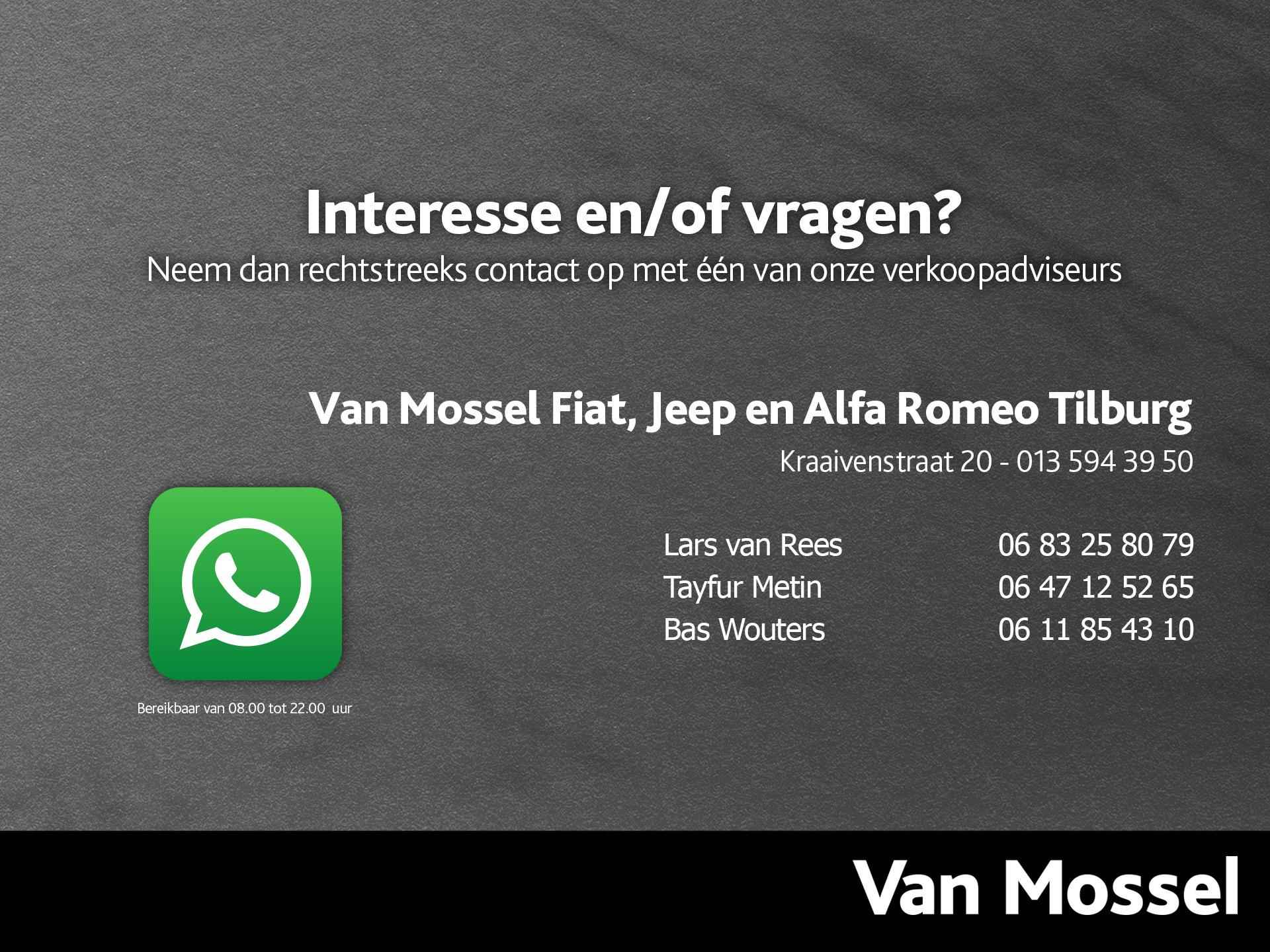 Fiat Tipo Stationwagon Cross 1.5 Hybrid 130pk Fiat Tipo Stationwagon Cross 1.5 Hybrid | Navigatie | Carplay/Android Auto | Camera | Parkeersensoren | Cruise Controle | Climate Controle | - 8/17