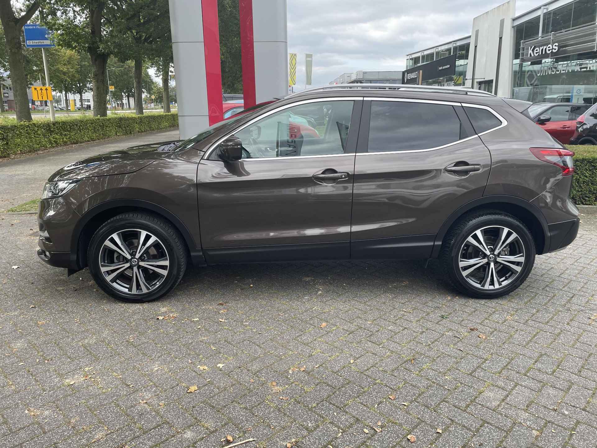 Nissan Qashqai 1.2 DIG-T N-CONNECTA Nav., 4 Camera's rondom, Panoramadak, Cruise, Cimate, - 7/31