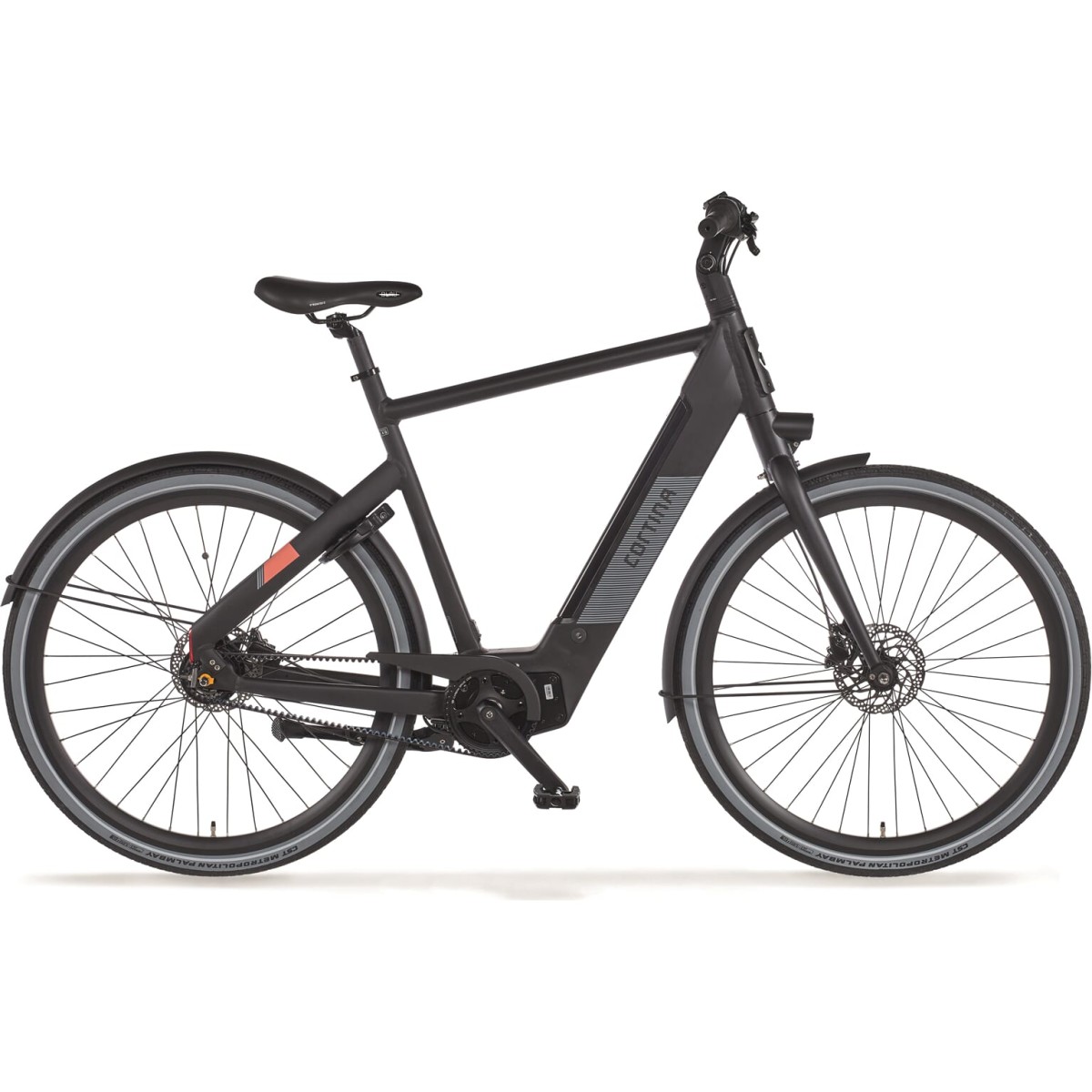 CORTINA E-Blau HEREN Jet Black Matt 53cm 2023