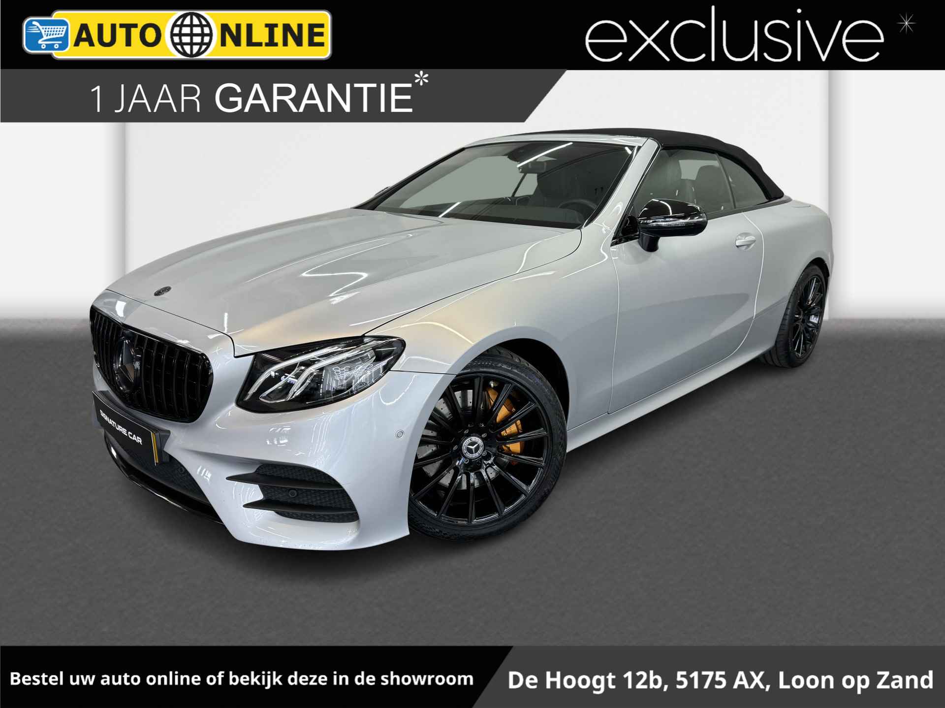 Mercedes-Benz E-klasse Cabrio 350 Premium Plus✅Sfeerverlichting✅Trekhaak✅AMG-Line✅Stoelverwarming✅Virtual Cockpit✅Nekverwarming✅ - 1/111