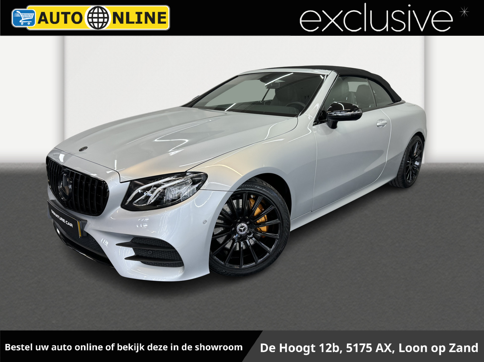 Mercedes-Benz E-klasse Cabrio 350 Premium Plus✅Sfeerverlichting✅Trekhaak✅AMG-Line✅Stoelverwarming✅Virtual Cockpit✅Nekverwarming✅