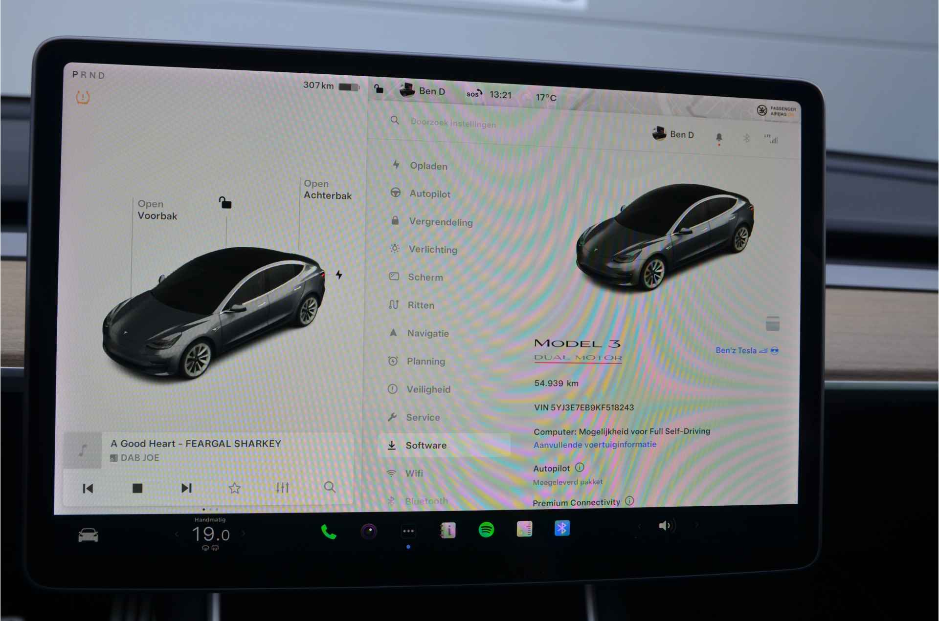 Tesla Model 3 Performance AWD 75 kWh AutoPilot, 20" 1e Eigenaar, BTW Auto - 20/32