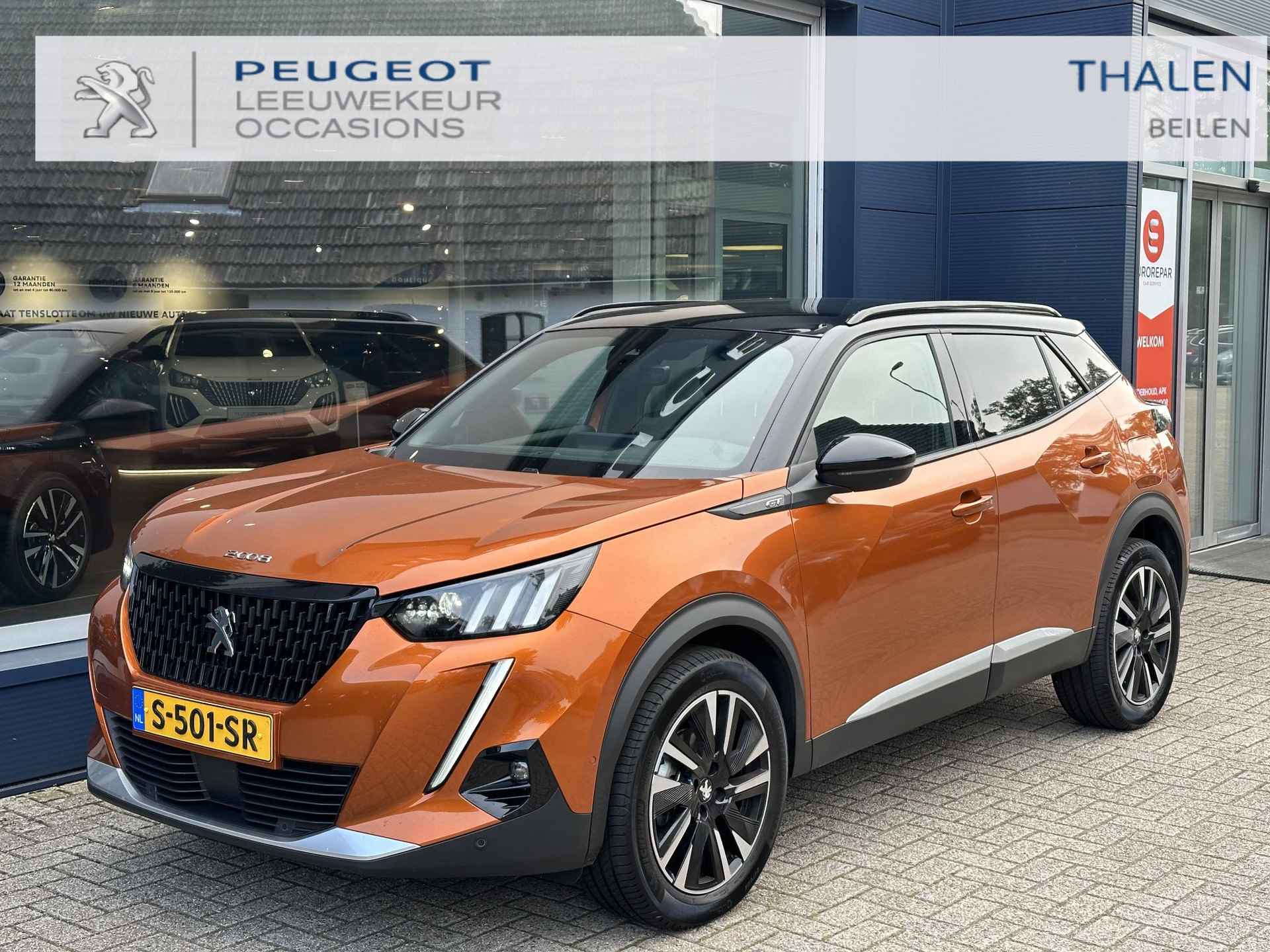 Peugeot 2008 1.2 Turbo 130 PK GT | Unieke auto met slechts 12.100 KM | Navigatie | 3D Digitale Cockpit | Full LED Verlichting | Keyless Entry | Dode Hoek Detectie | Camera | Stoelverwarming | 18 Inch Velgen | Climate & Cruise Control | PDC V+A | - 1/65