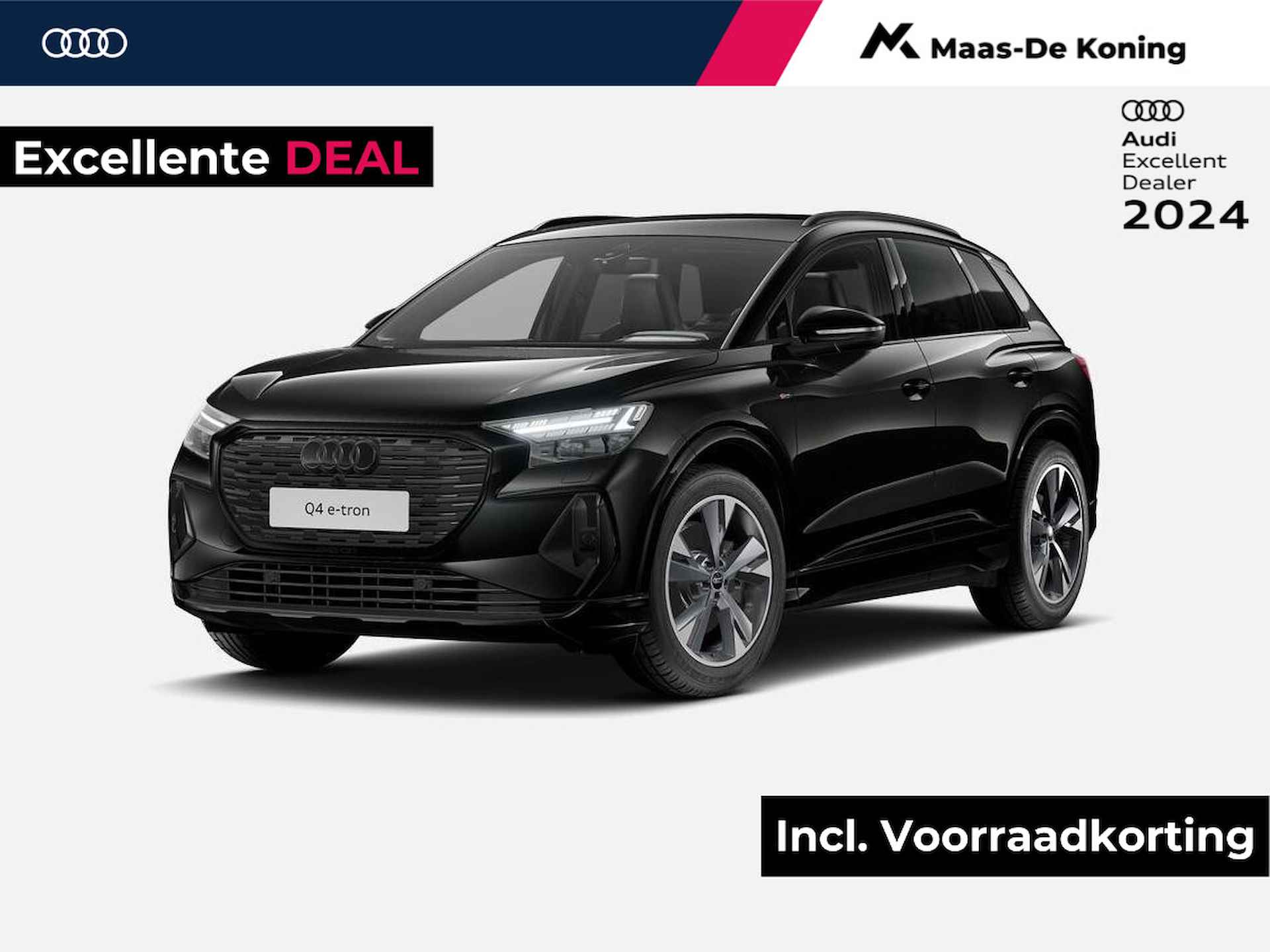 Audi Q4 e-tron 45 quattro S Edition 286 PK · Assistentiepakket plus · Optiekpakket zwart plus · Privacy glas - 1/8