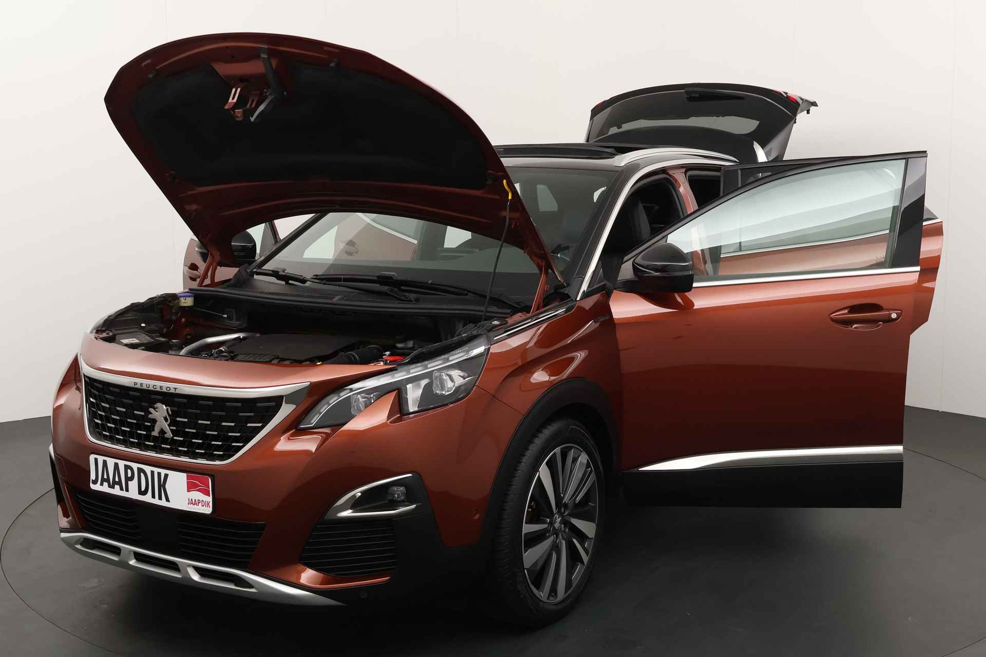 Peugeot 3008 BWJ 2018 1.2 PureTech 131 PK GT Line SCHUIF.KANTELDAK / PANODAK / LEER / AFN.TREKHAAK / A.U.R.CAMERA / NAVI / DAB+ / CLIMA / CRUISE / APPLE.CARPLAY / ANDROID.AUTO / LMV / ELEK.PAKKET / ISOFIX - 9/34