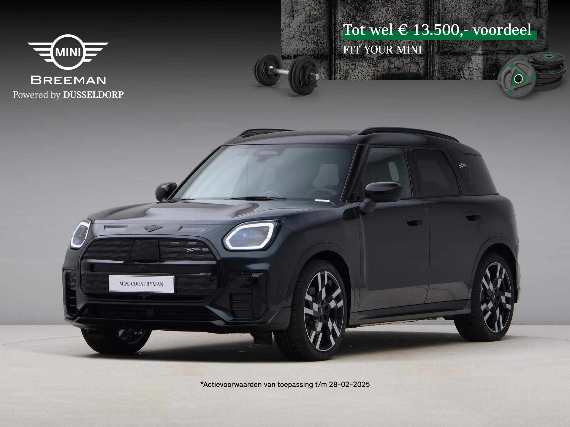 MINI Countryman E John Cooper Works Pakket XL PRIVATE LEASE EUR 749,- (48 mnd/10.000 km)