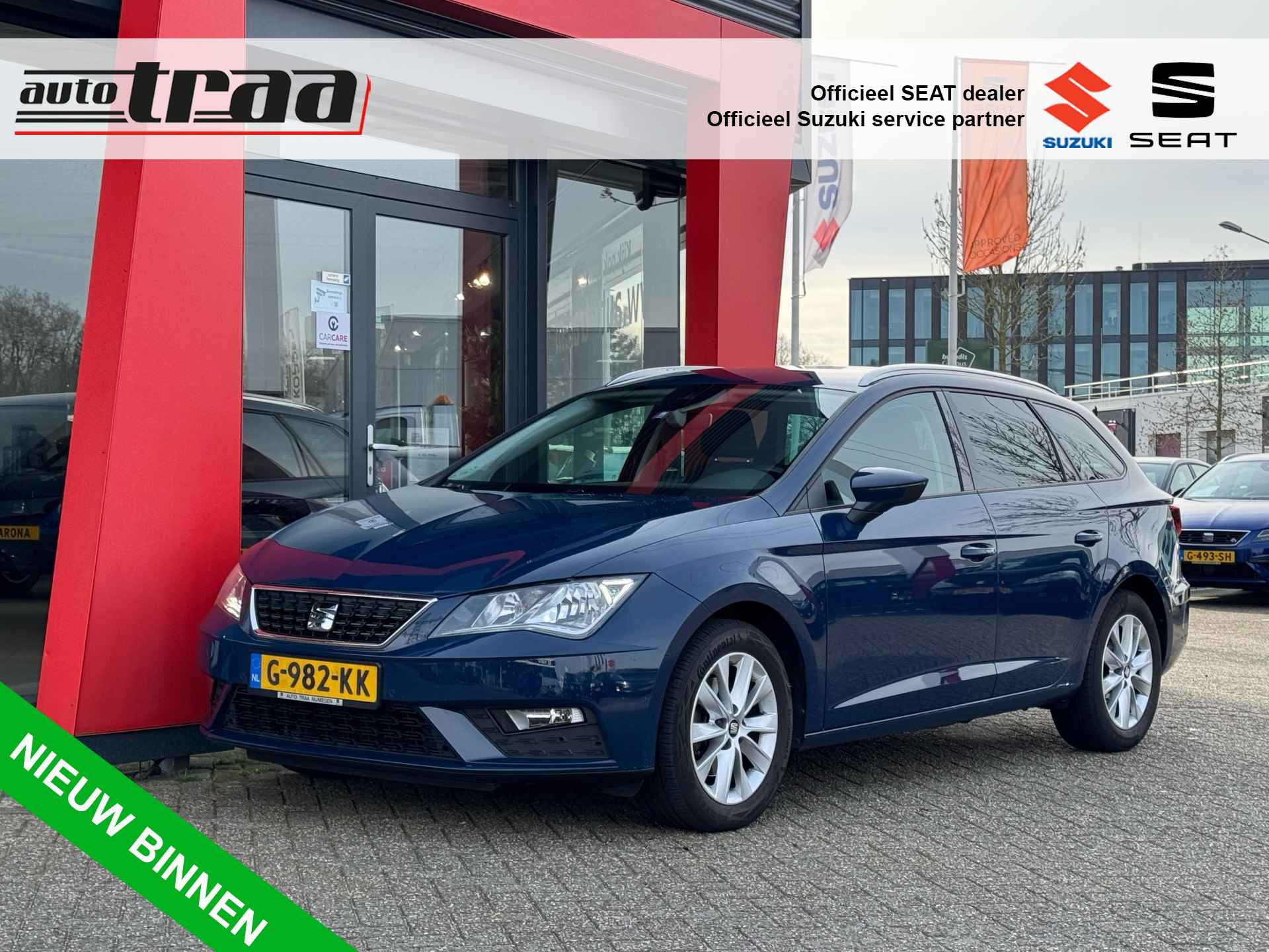 SEAT León ST 1.5 TGI Style Business Intense / AUTOMAAT / TREKHAAK / APPLE CARPLAY / ANDROID AUTO /