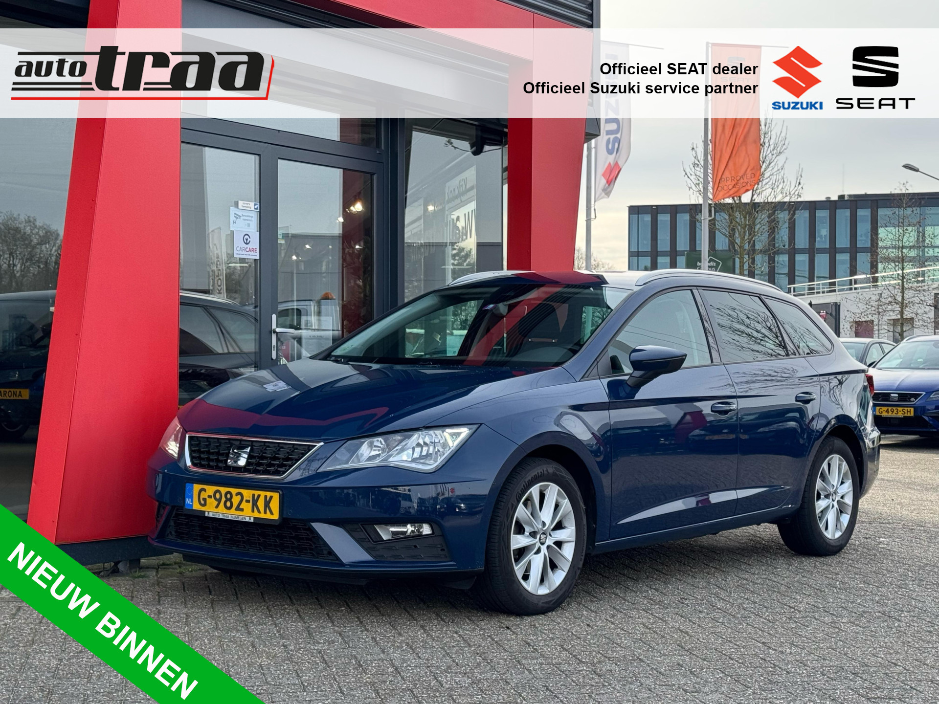 SEAT León ST 1.5 TGI Style Business Intense / AUTOMAAT / TREKHAAK / APPLE CARPLAY / ANDROID AUTO /