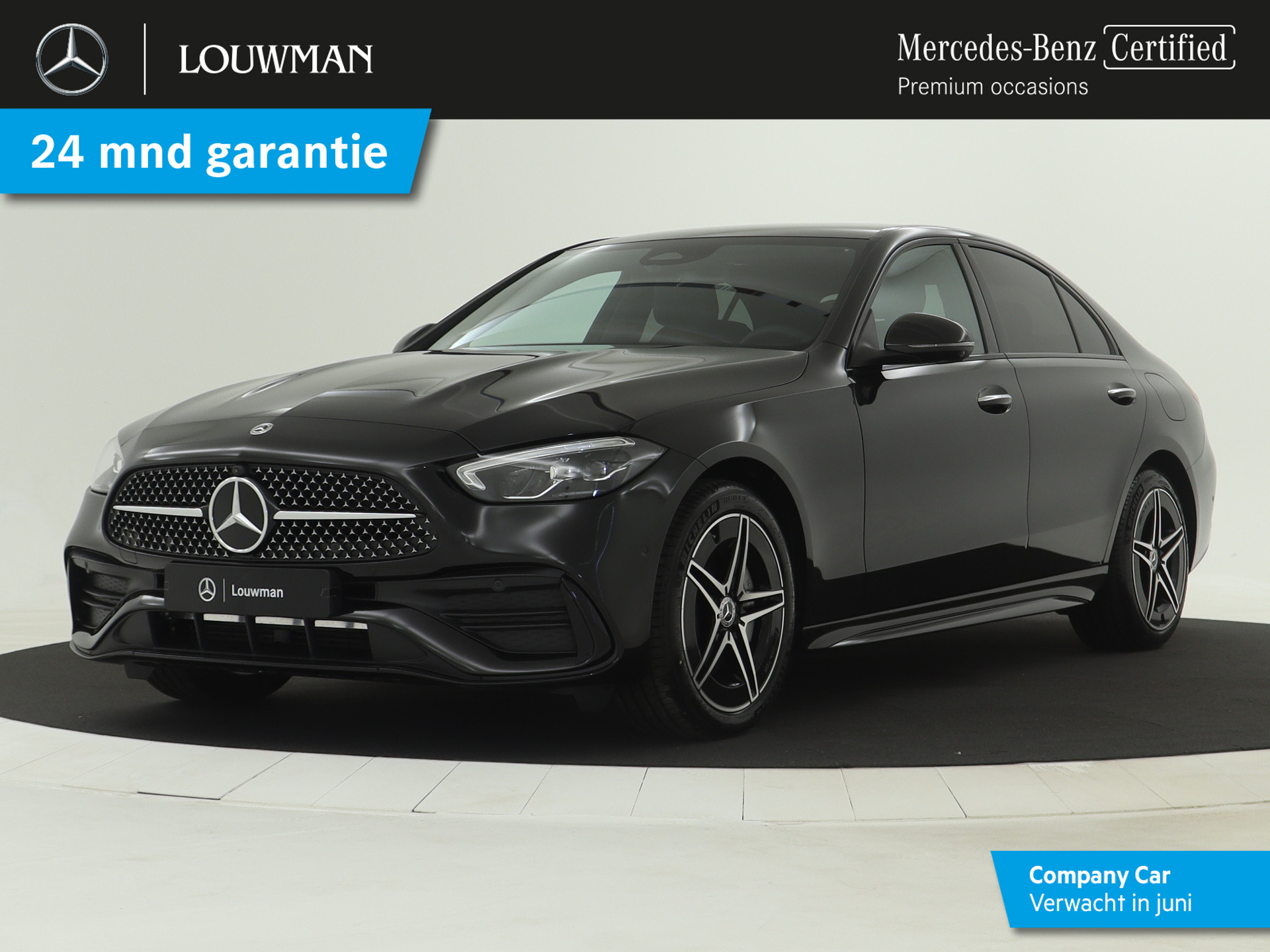 Mercedes-Benz C-Klasse 300 e AMG Line | Trekhaak | Smartphone-integratie | Nightpakket | Memorypakket | Parkeerpakket met 360°-camera | Stoelverwarming vooraan | Smartphone-integratie |