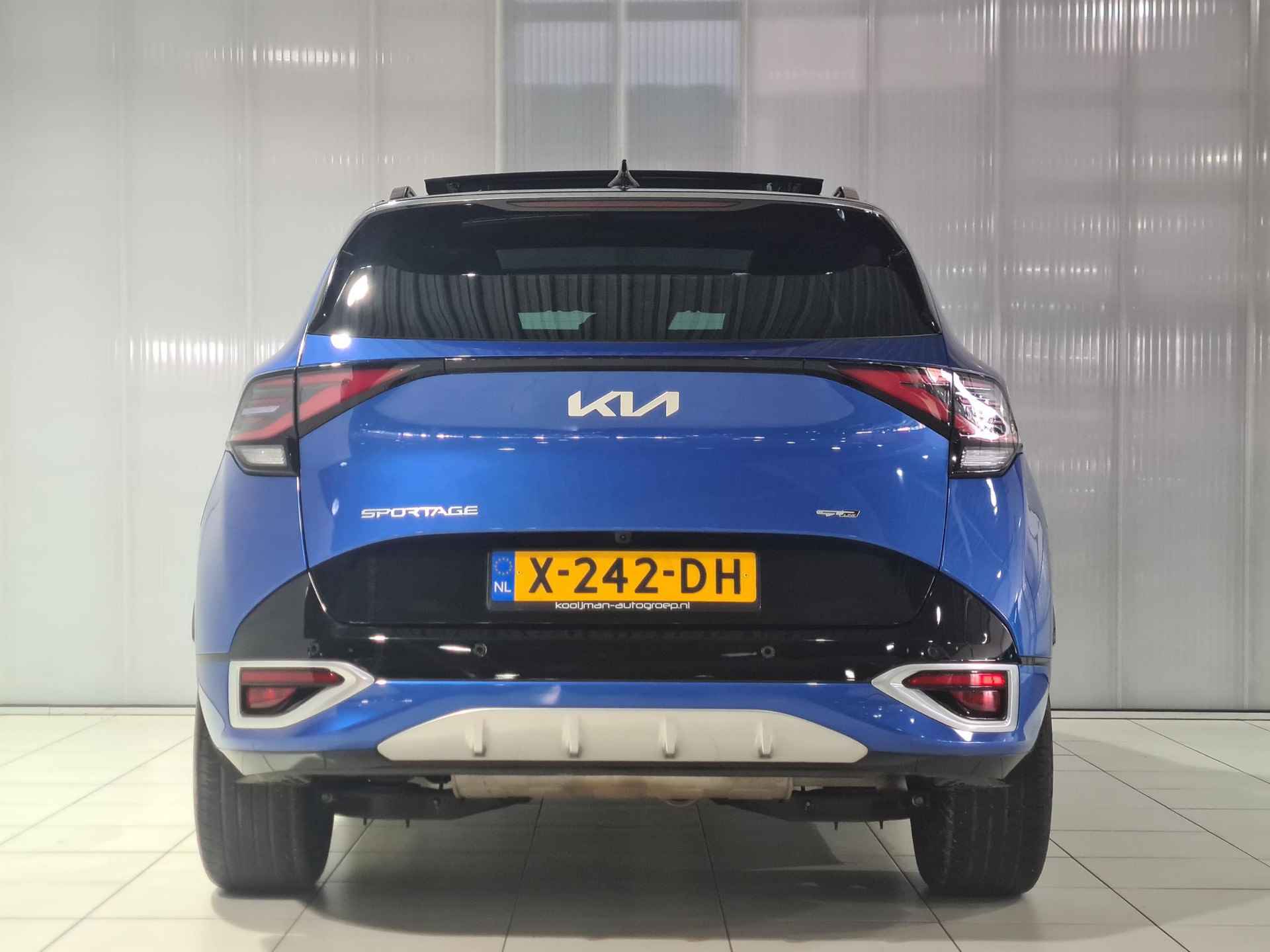 Kia Sportage 1.6 T-GDi Hybrid GT-PlusLine Super complete uitvoering met zwart dak! | Elektr. Schuif/kantel dak | Stuur/Stoel ventilatie & verwarming | Harman Kardon Premium audio installatie | Elektr. stoelverstelling met geheugen | Elektr. Achterklep | - 12/44