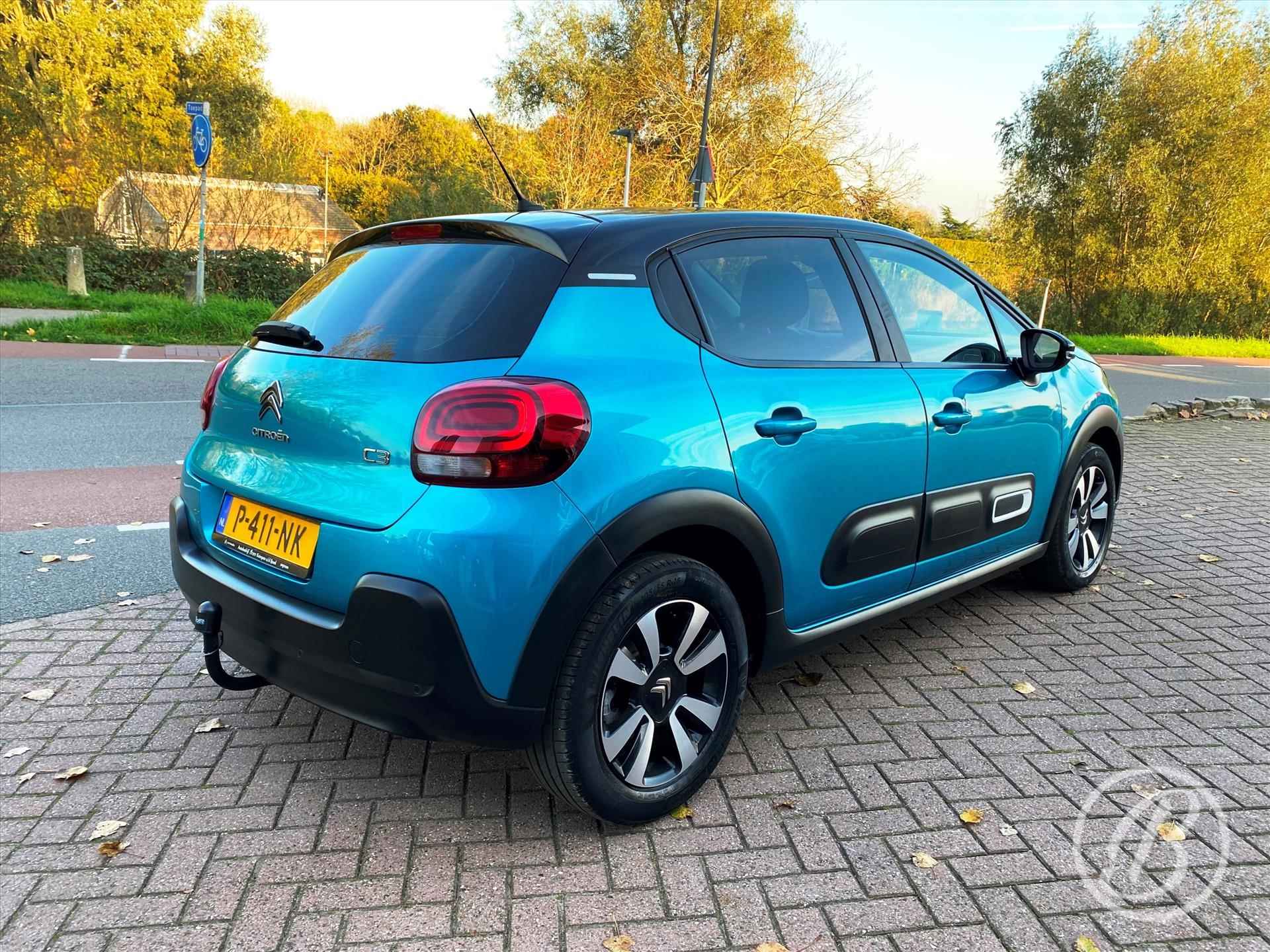 Citroen C3 110pk EAT6 Automaat Shine | trekhaak,16 inch velgen, dab, led koplampen, navigatie, parkeersensoren achter,bluetooth, cruise control, climate control - 5/56