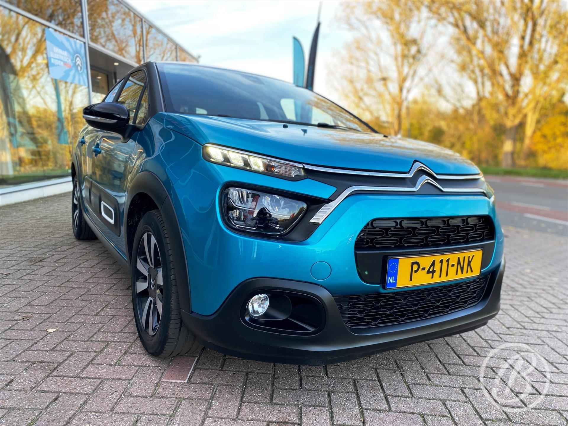 Citroen C3 110pk EAT6 Automaat Shine | trekhaak,16 inch velgen, dab, led koplampen, navigatie, parkeersensoren achter,bluetooth, cruise control, climate control - 38/56