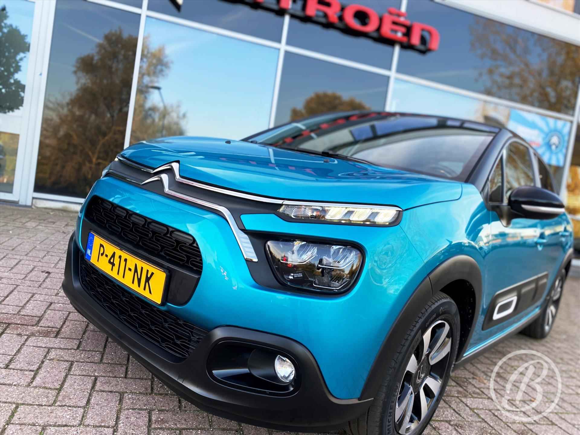 Citroen C3 110pk EAT6 Automaat Shine | trekhaak,16 inch velgen, dab, led koplampen, navigatie, parkeersensoren achter,bluetooth, cruise control, climate control - 12/56