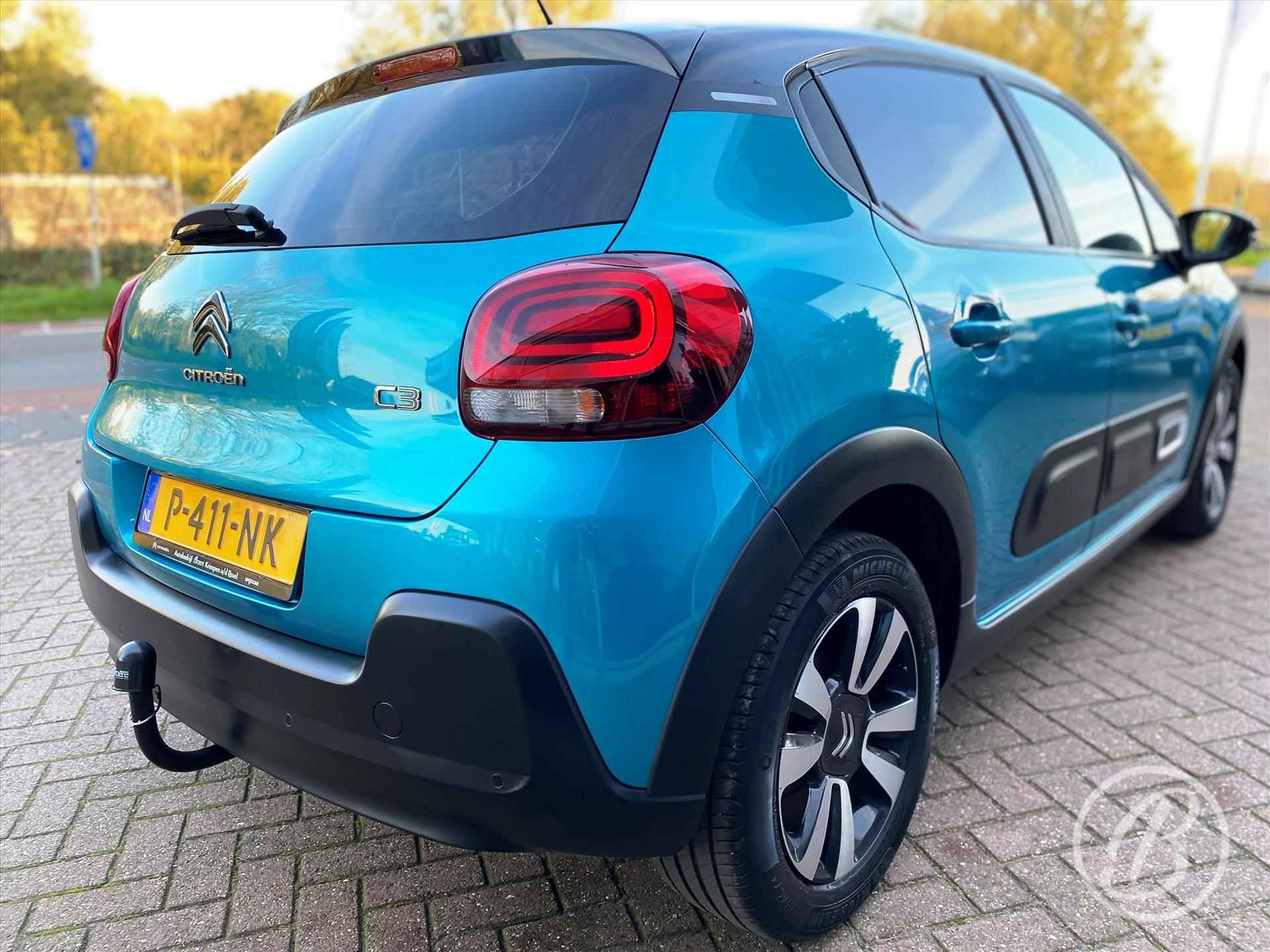 Citroen C3 110pk EAT6 Automaat Shine | trekhaak,16 inch velgen, dab, led koplampen, navigatie, parkeersensoren achter,bluetooth, cruise control, climate control - 36/56