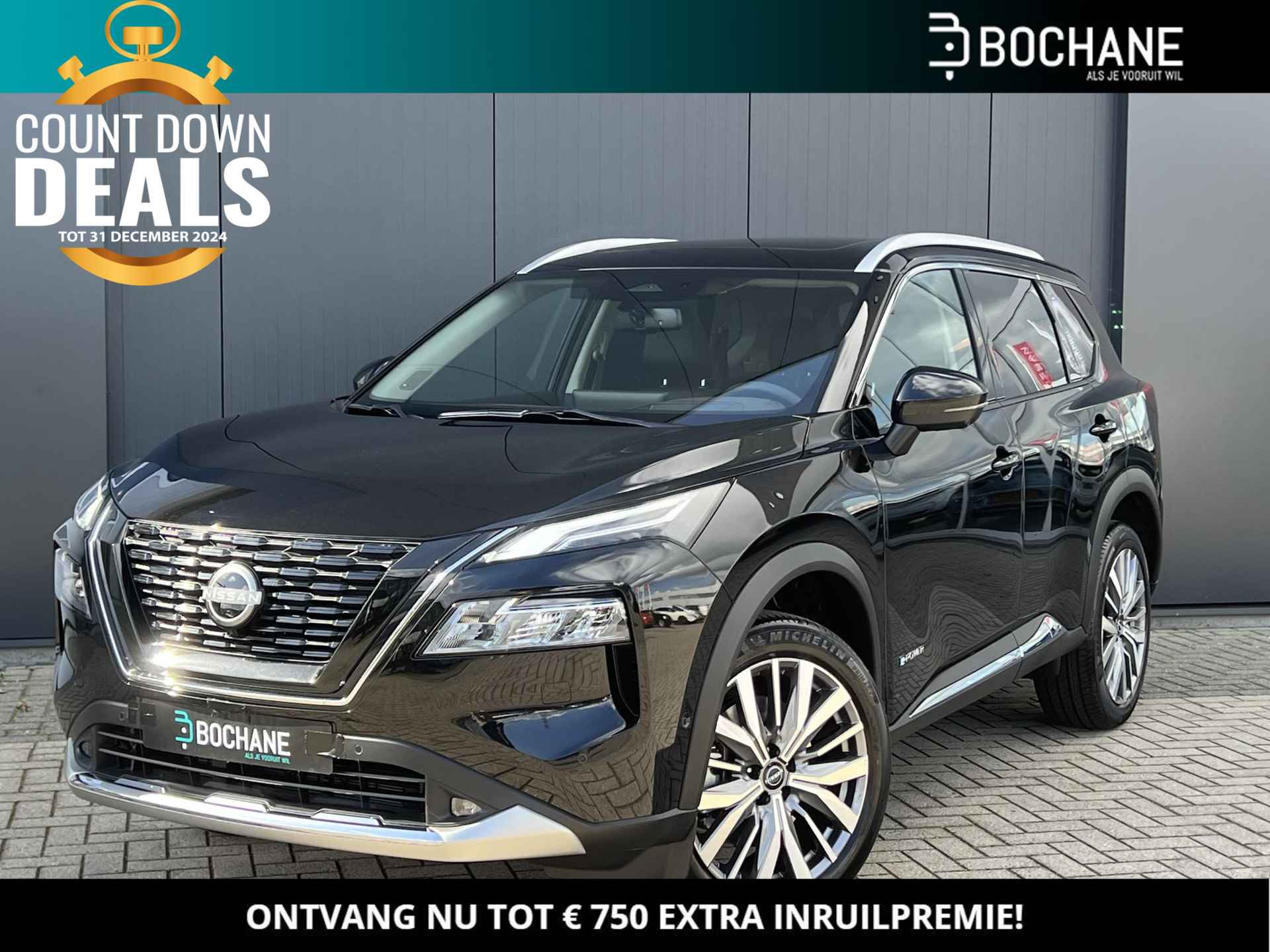 Nissan X-Trail 1.5 e-4orce 4WD Tekna Plus | Trekhaak | Navigatie | Schuif-/kanteldak | 360º Camera | Leder - 1/37