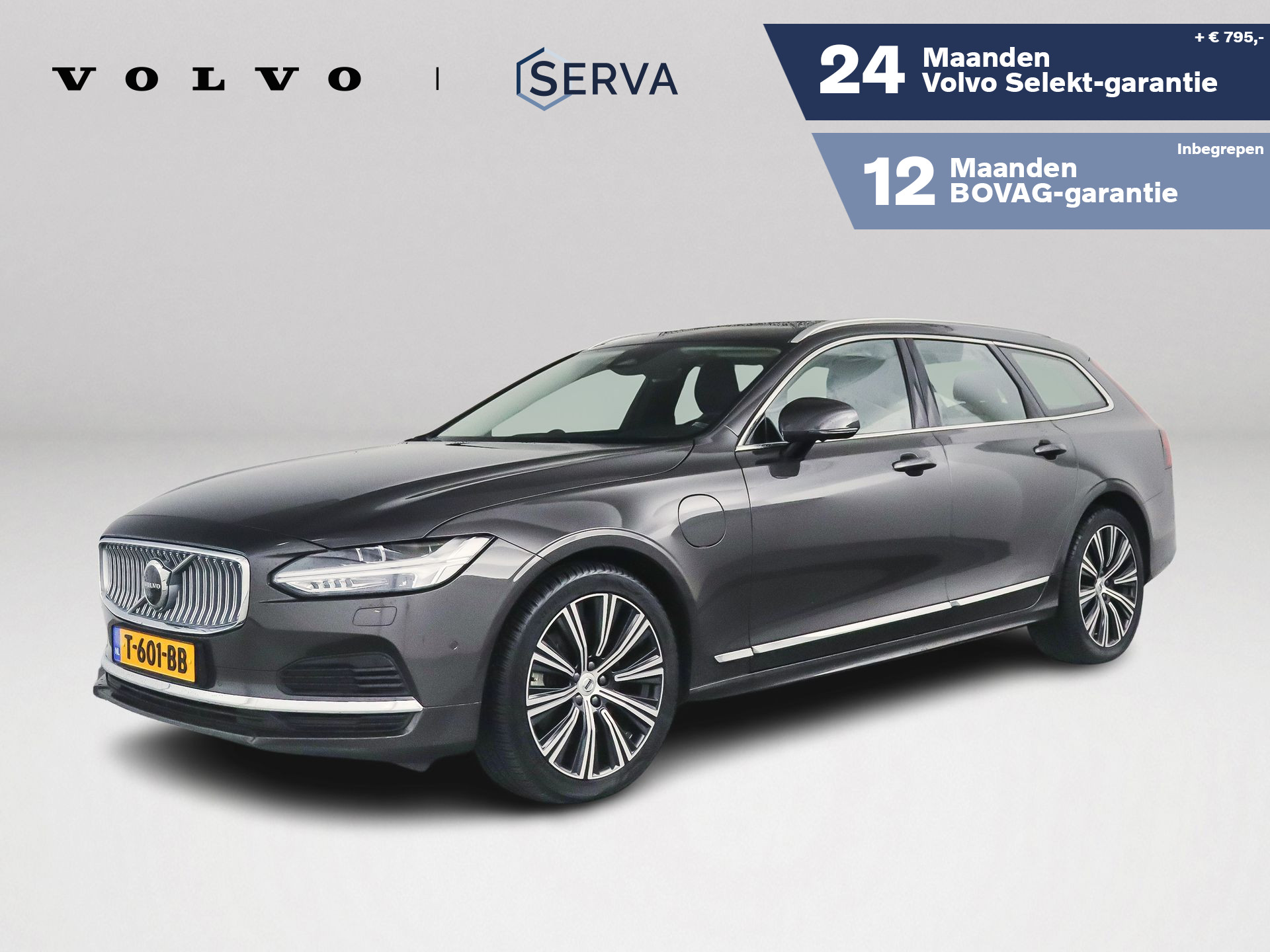 Volvo V90 T6 Aut. Plug-in hybrid AWD Ultimate Bright | Luchtvering | Bowers & Wilkins | Head- Up Display