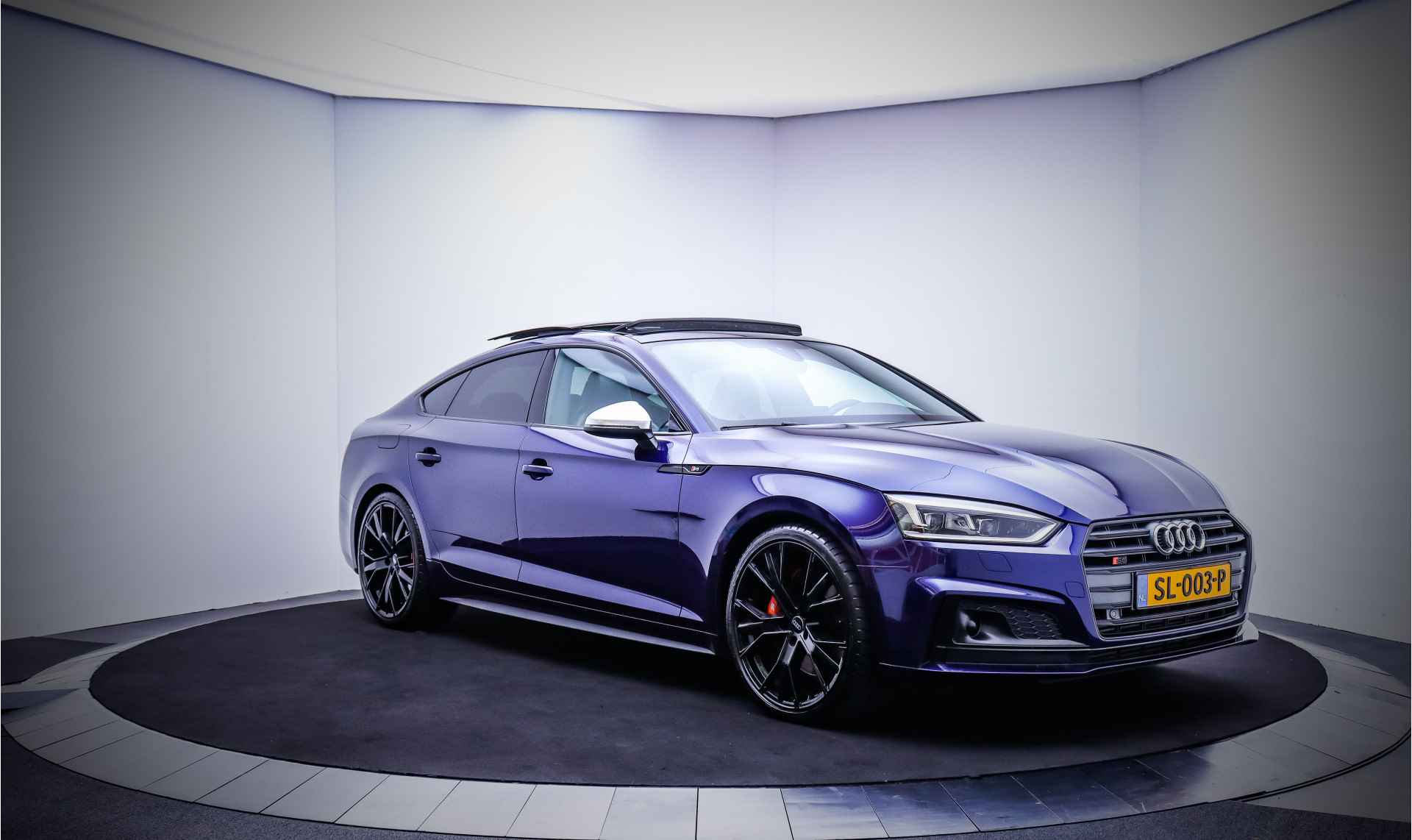 Audi S5 Sportback 3.0TFSI S5 quattro Pro Line Plus PANO/MATRIX LED/DIGIDASH/B&O/CARPLAY/CAMERA/LEDER/ADAPTIVE CRUISE/MEMORY SEATS/NAVI/STOELVERW+MASSAGE/LMV 19'' - 3/35