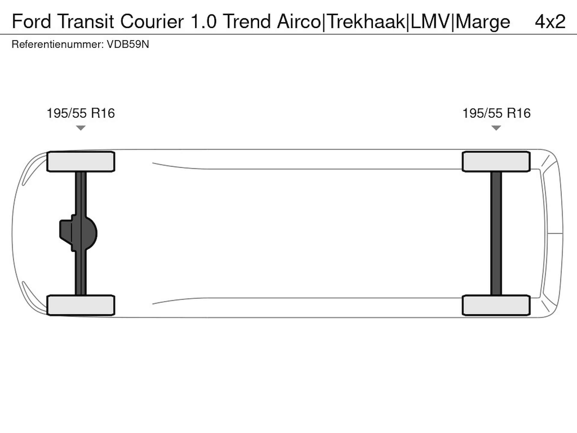 Ford Transit Courier 1.0 Trend Airco|Trekhaak|LMV|Marge - 21/21