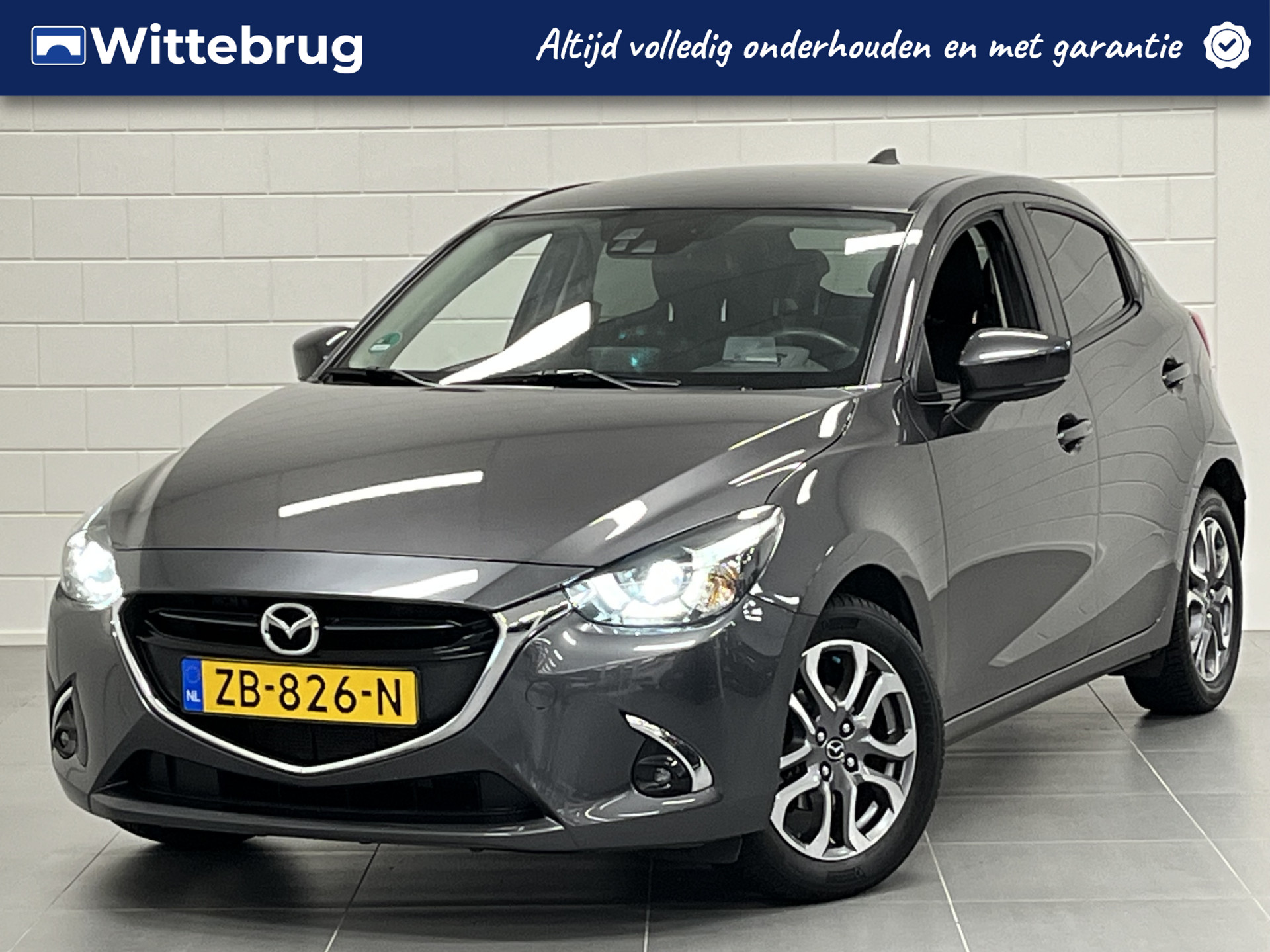 Mazda 2 1.5 Skyactiv-G GT-M TREKHAAK | NAVIGATIE | HALF LEDER