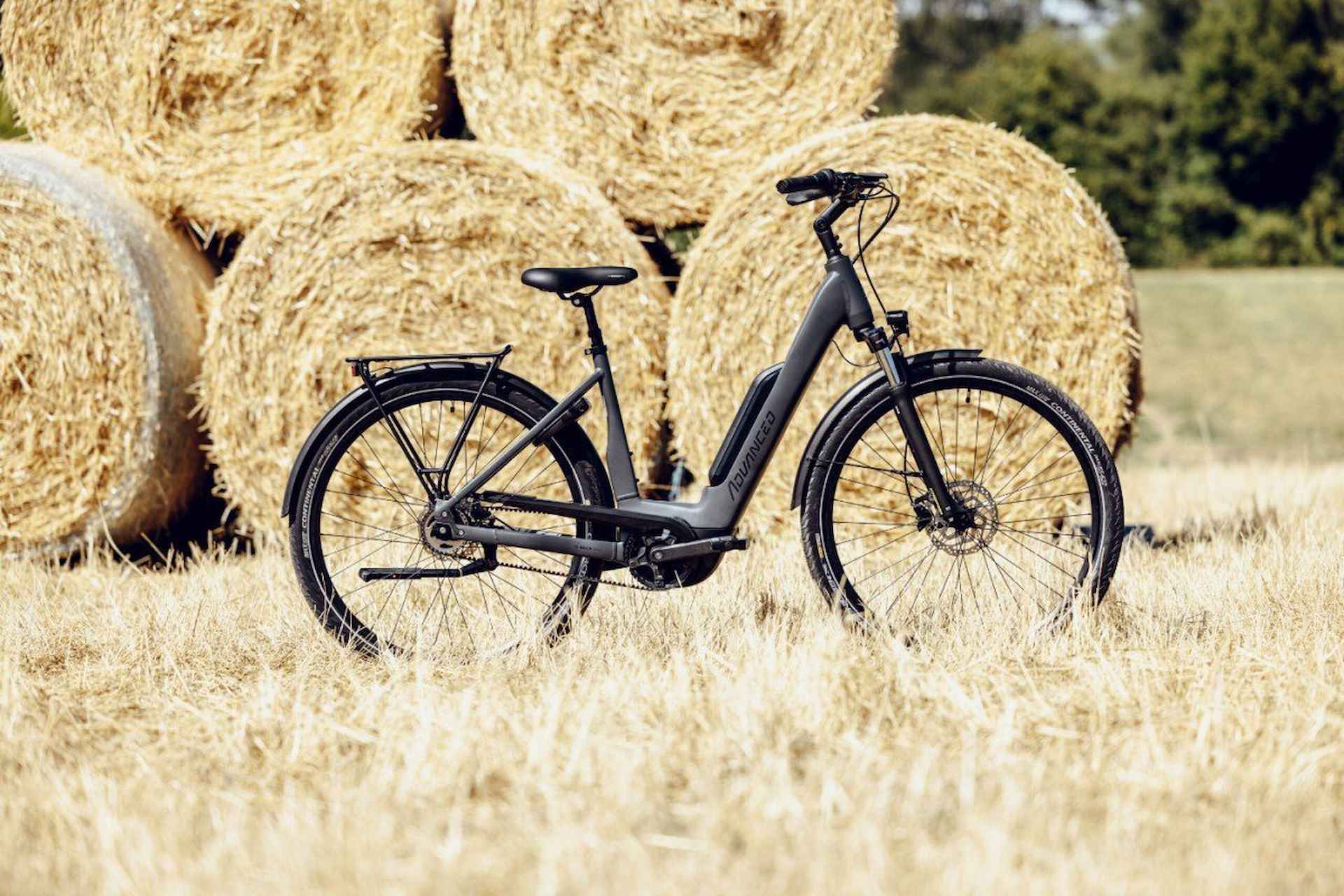 Advanced Ebike Das Original TOUR Plus Wave 55 / 545 Wh / Intuvia 100 Lage instap Coal Grey Matt 55cm 2024