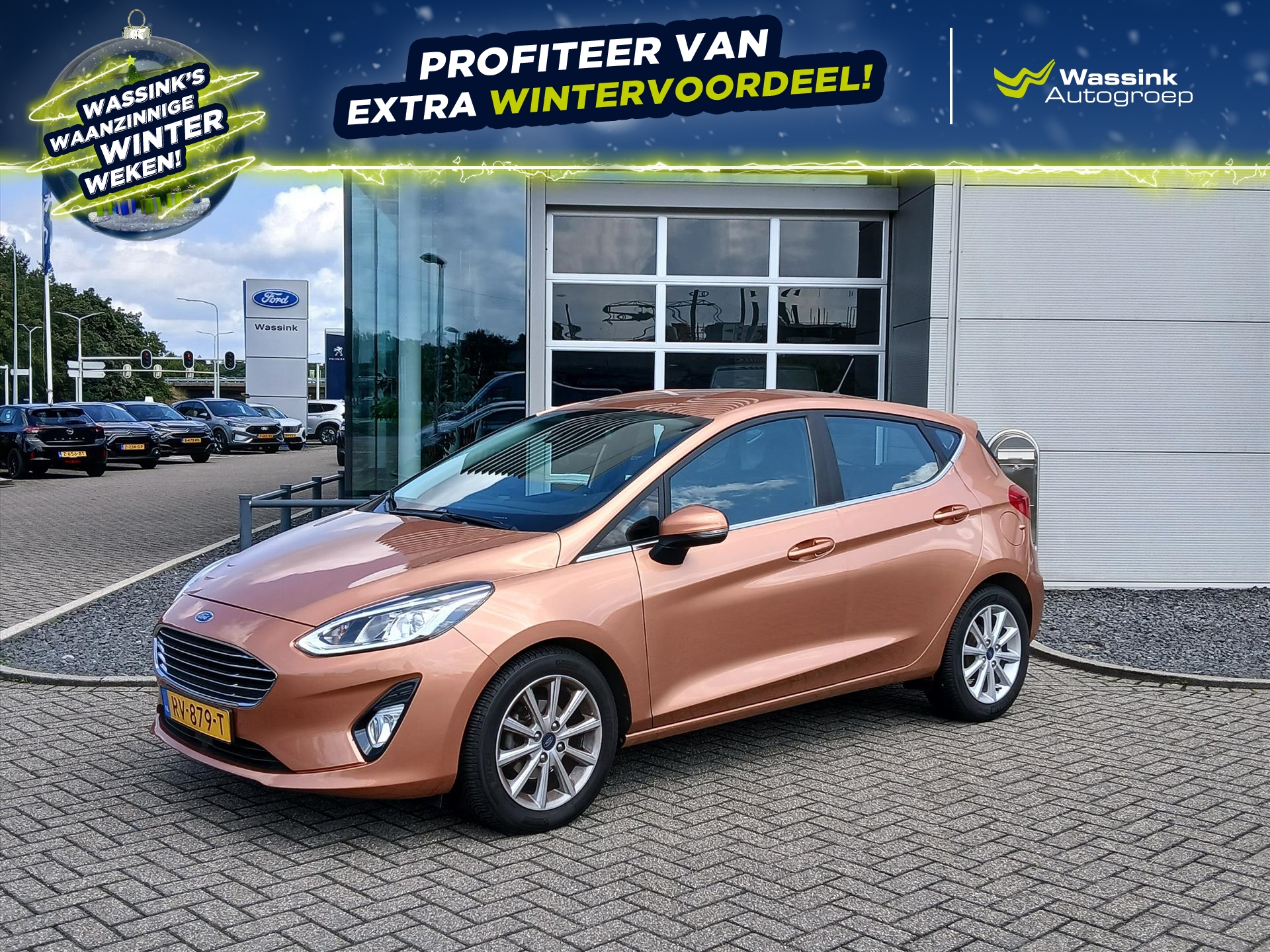 FORD Fiesta 1.0 EcoBoost 100pk Automaat 5dr Titanium | Navi by APP | Achteruit rij camera |