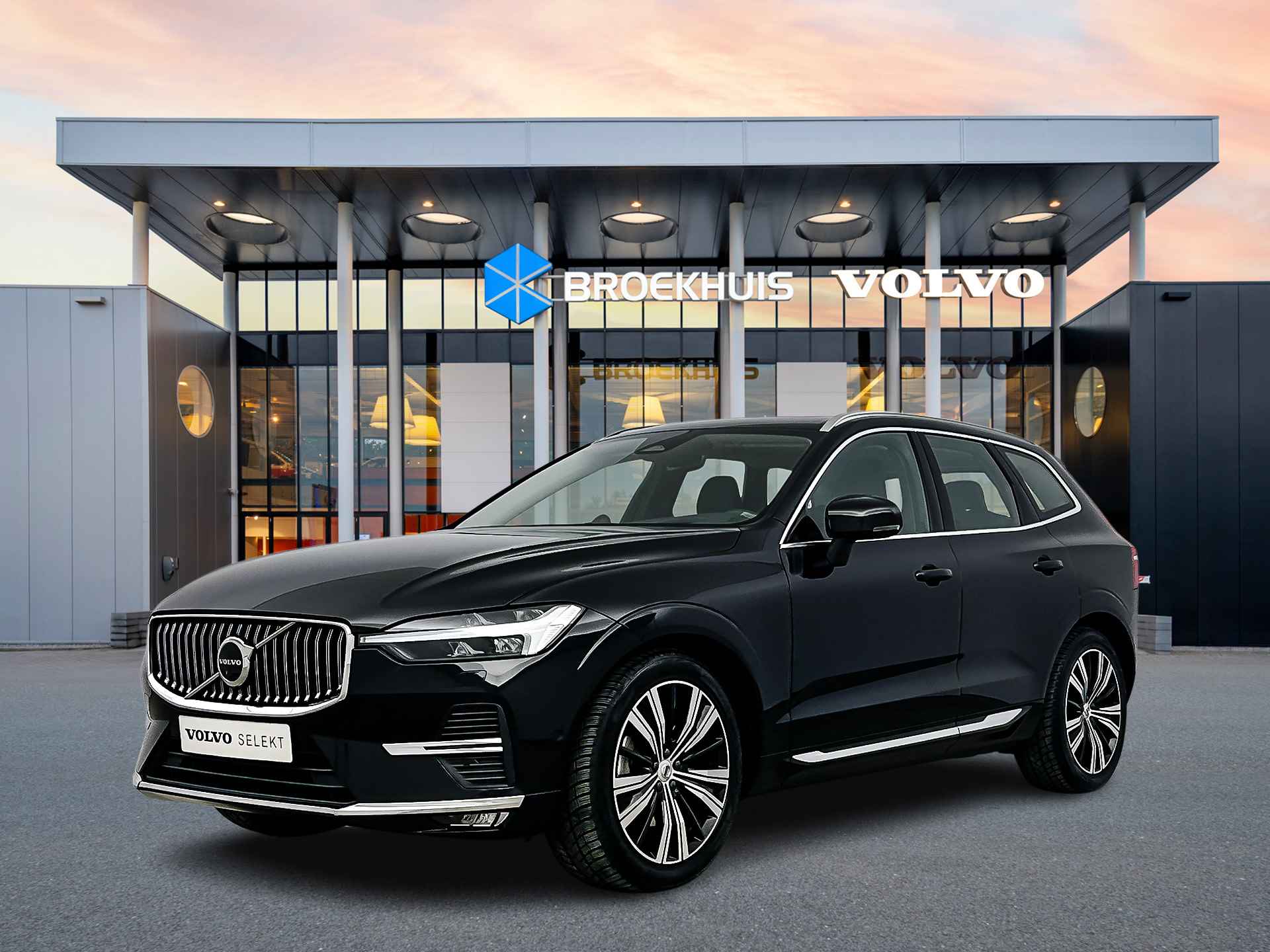 Volvo XC60 B5 Ultimate Bright | Luchtvering | Bowers & Wilkins | Geventileerde nappa massage | 360 Camera | Head-up | Parkeerverwarming | E