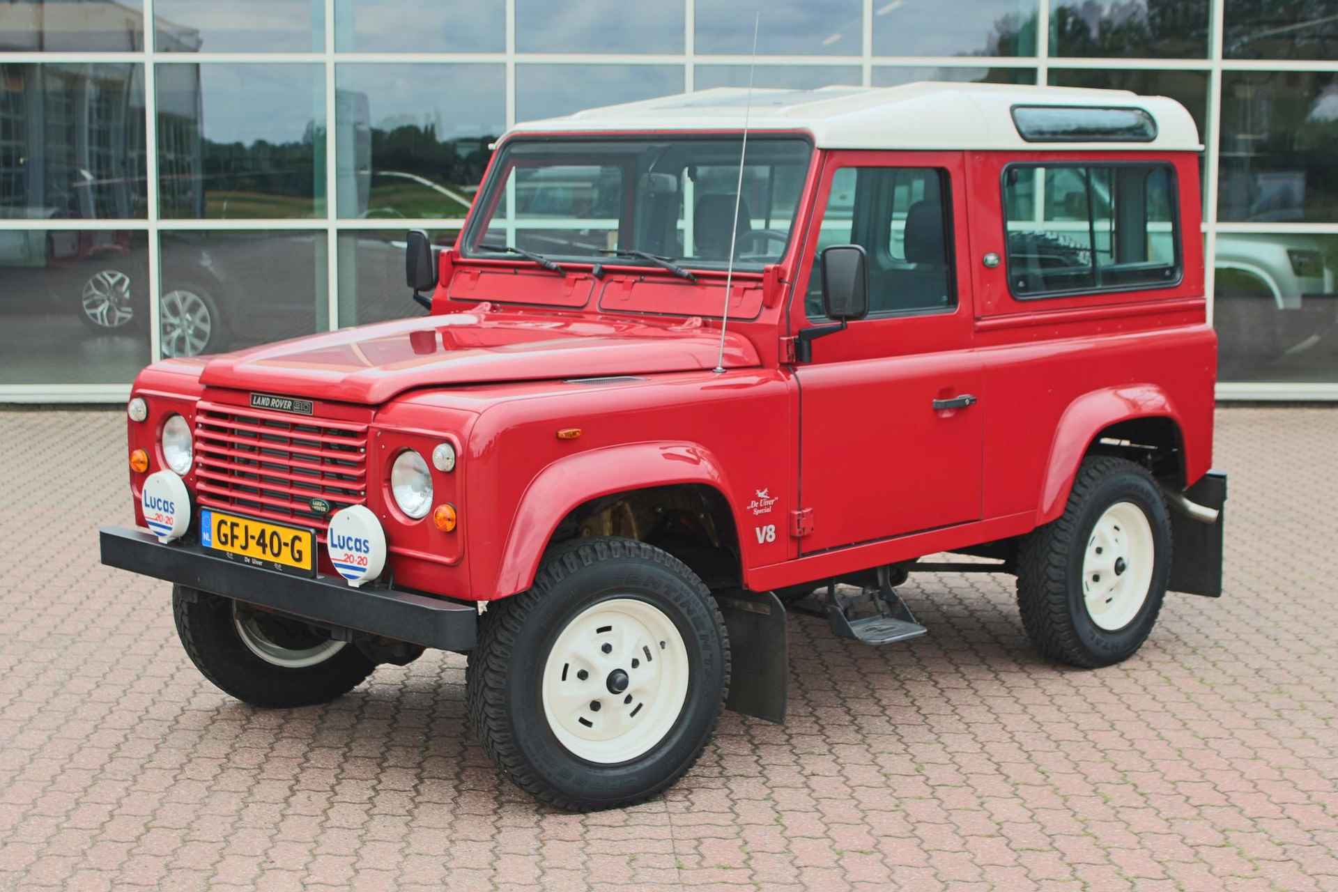 Land Rover Defender 3.5 V8 90" County 1e eigenaar/ NL-auto/ pas 50.118 km. gereden/ originele boekjes/schadevrij - 3/44