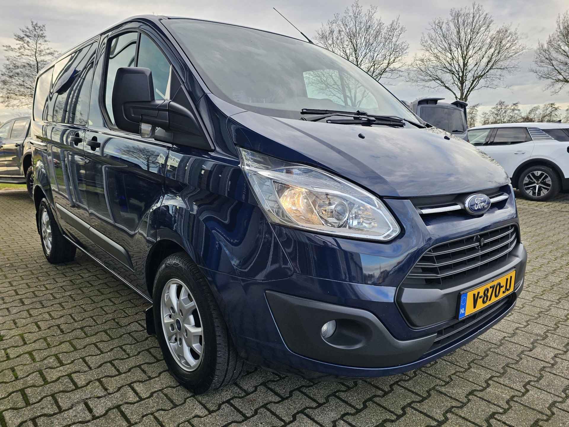 Ford Transit Custom 310 2.2 TDCI Dubbele Cabine Marge geen BTW! | Nette auto | Airco | Cruise control | Bluetooth | Stoelverwarming | Lichtmetaal etc. - 7/29