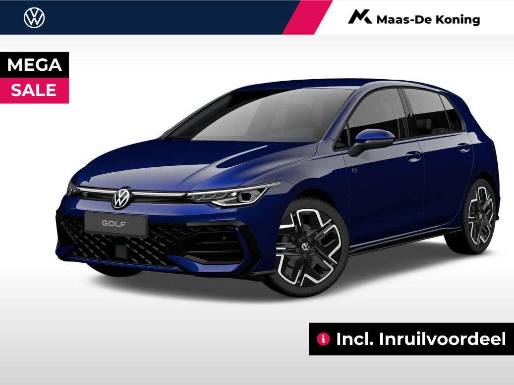 Volkswagen Golf R-Line Edition 1.5 eTSI 150 pk 7 versn. DSG · Black style pakket · Panoramisch schuif-, kanteldak, elektrisch bedienbaar ·