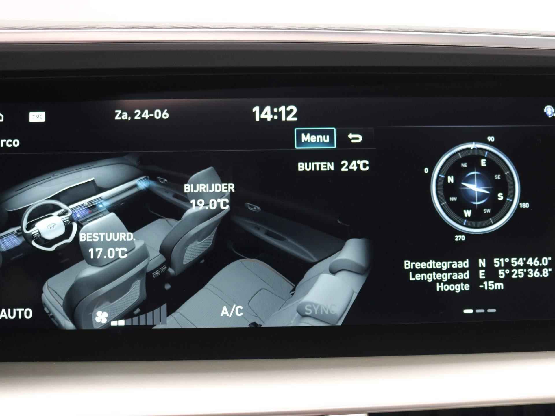 Hyundai NEXO FCEV Plus Pack Waterstof Automaat / GROOT GLAZEN SCHUIF-KANTELDAK / WATERSTOF / ADAPTIVE CRUISE CONTROL / FULL OPTION / LEDEREN BEKLEDING / STOELVERWARMING & STOELKOELING / APPLE CARPLAY & ANDROID AUTO / KEYLESS ENTRY / PARKEERSENSOREN RONDOM / - 71/102