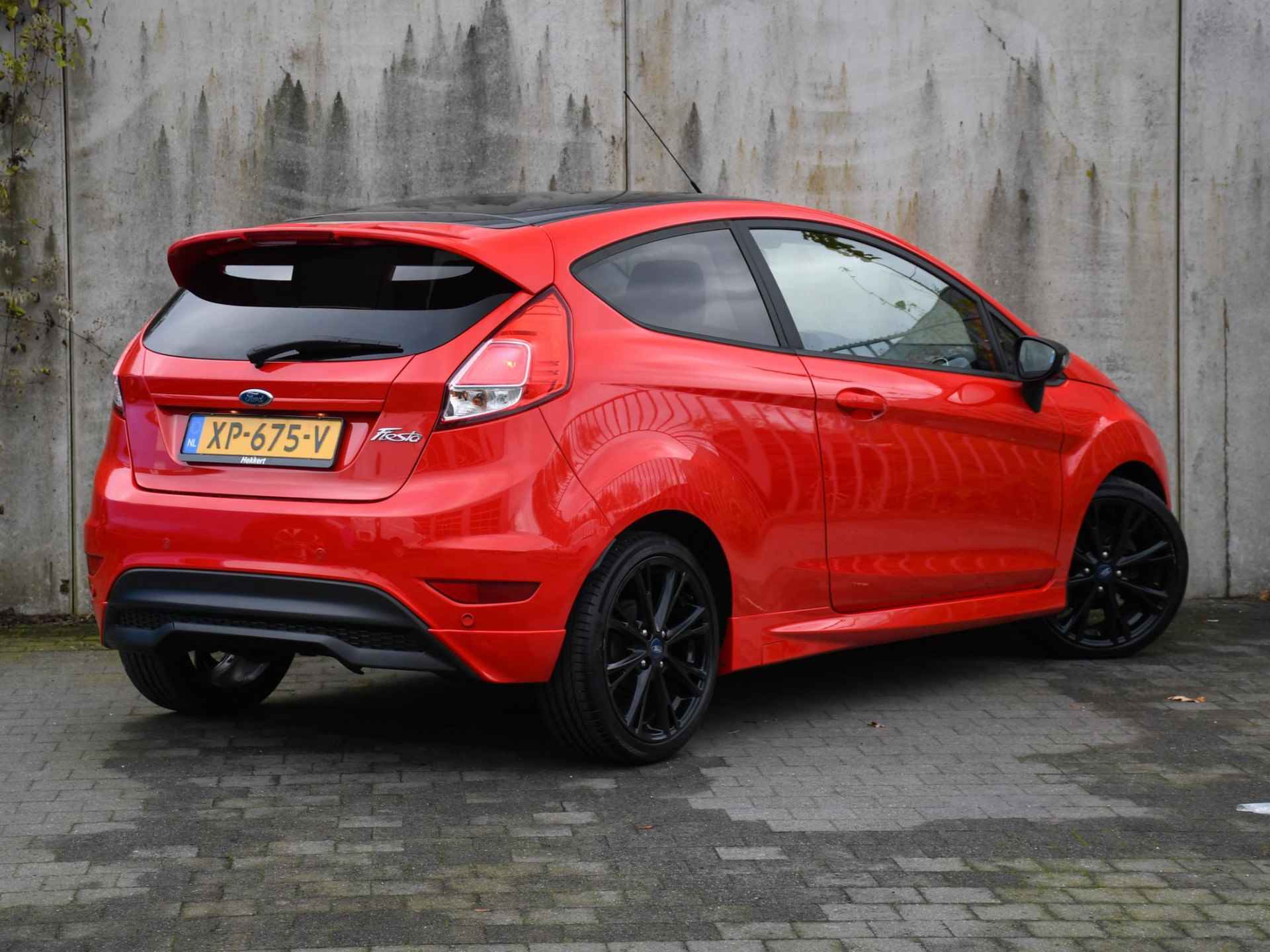 Ford Fiesta Red Edition 1.0 EcoBoost 140pk PDC ACHTER | QUICK CLEAR | 17''LM | NAVI | AIRCO | LED DAGRIJVERL. - 5/34