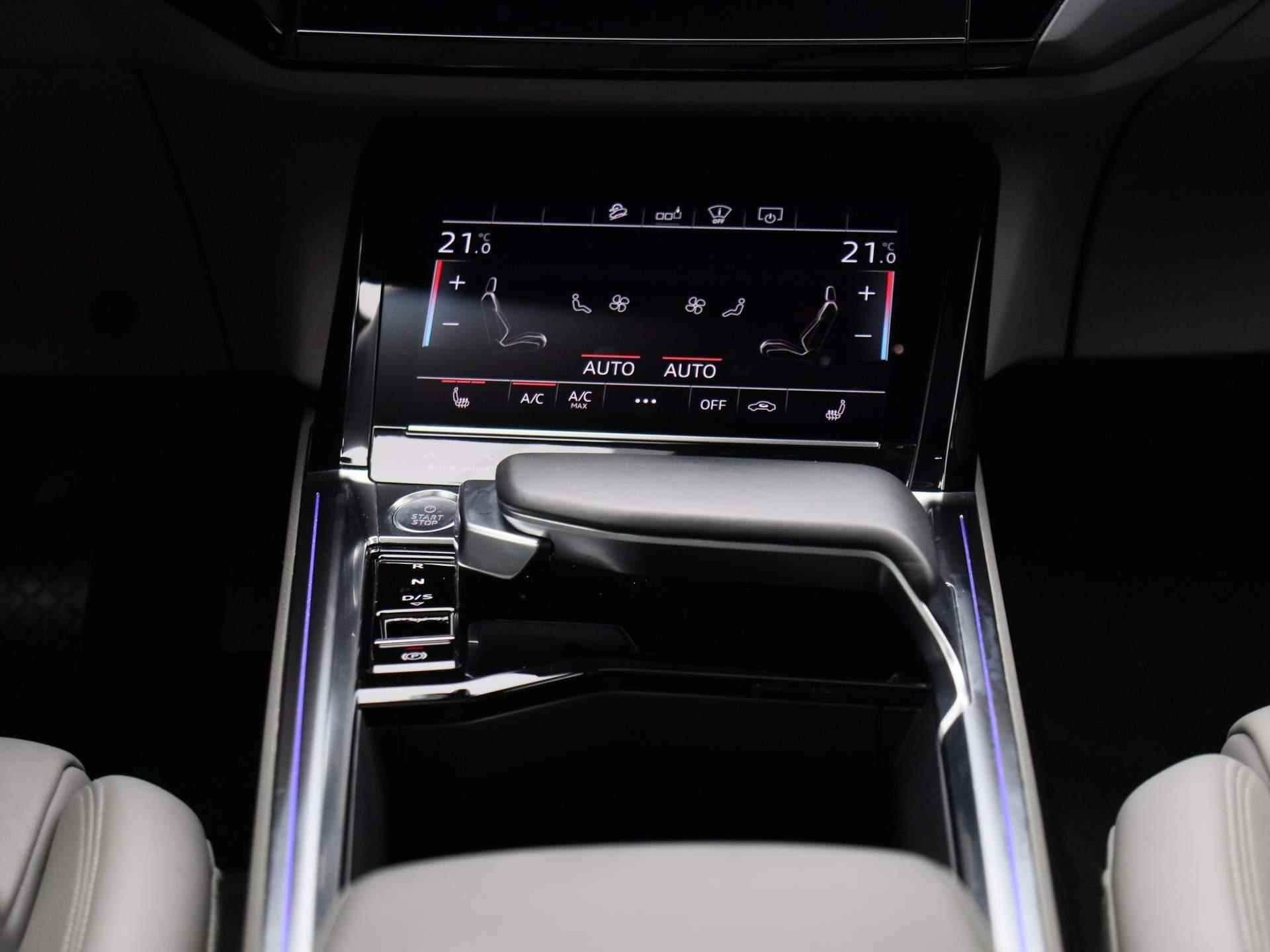 Audi e-tron e-tron 55 quattro advanced Pro Line Plus 95 kWh | Leder | LED Matrix | Bang&Olufsen | Head up display | Navigatie | Memory seats | Lichtmetalen velgen | Panoramadak |  Cruise control | 360 Camera | Parkeersensoren | Elektrische Kofferklep | - 10/53