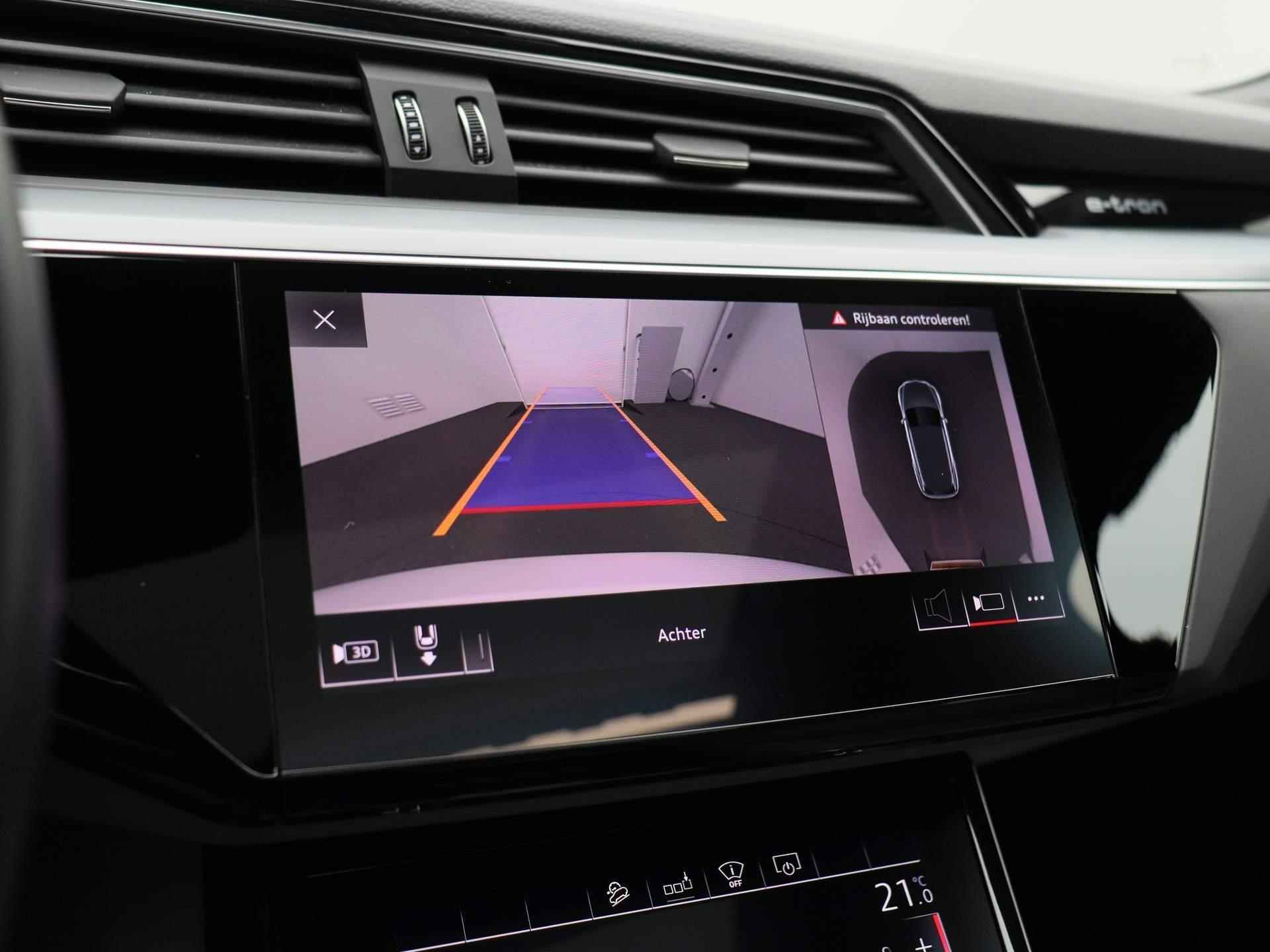 Audi e-tron e-tron 55 quattro advanced Pro Line Plus 95 kWh | Leder | LED Matrix | Bang&Olufsen | Head up display | Navigatie | Memory seats | Lichtmetalen velgen | Panoramadak |  Cruise control | 360 Camera | Parkeersensoren | Elektrische Kofferklep | - 20/53