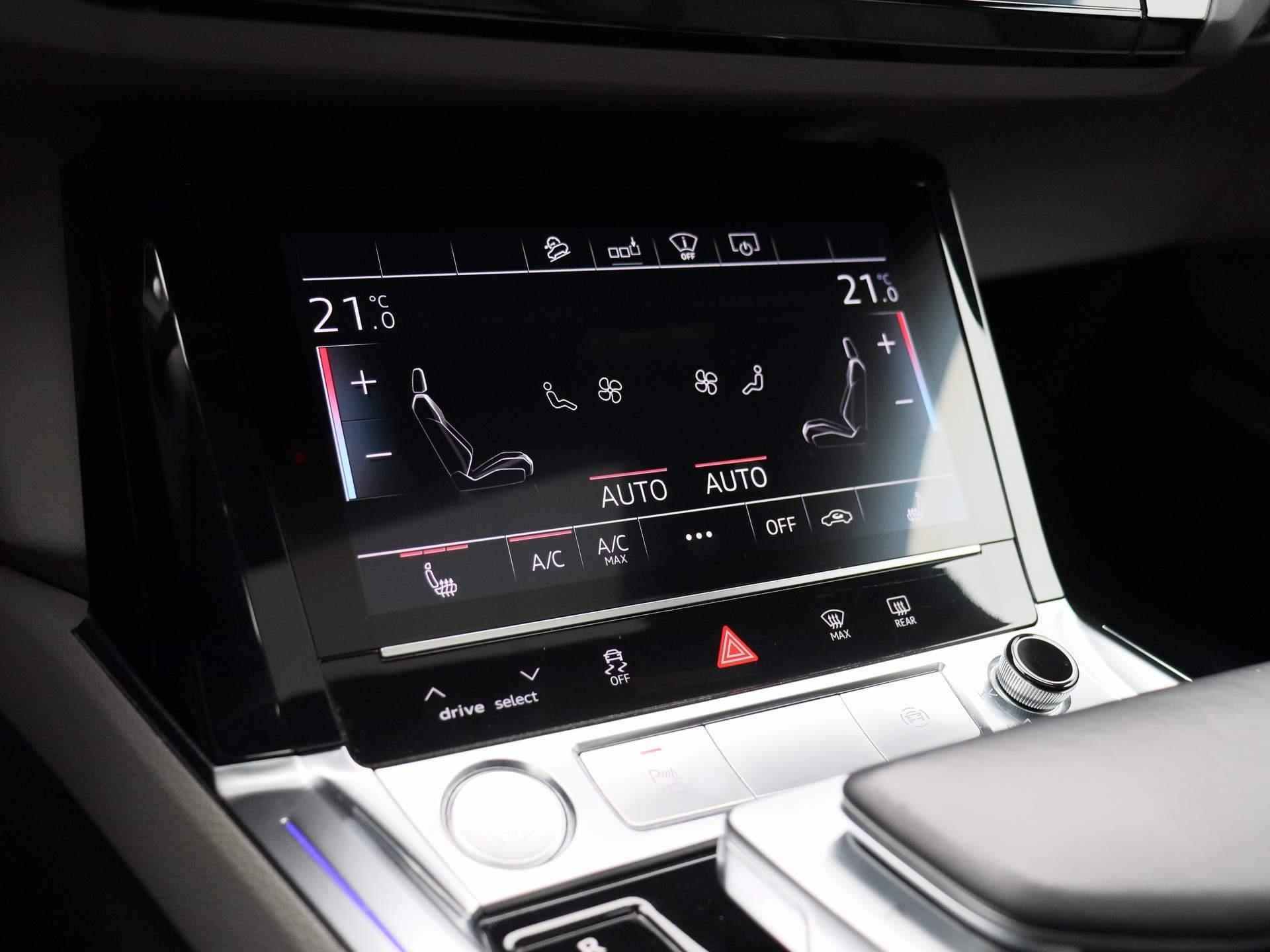 Audi e-tron e-tron 55 quattro advanced Pro Line Plus 95 kWh | Leder | LED Matrix | Bang&Olufsen | Head up display | Navigatie | Memory seats | Lichtmetalen velgen | Panoramadak |  Cruise control | 360 Camera | Parkeersensoren | Elektrische Kofferklep | - 21/53