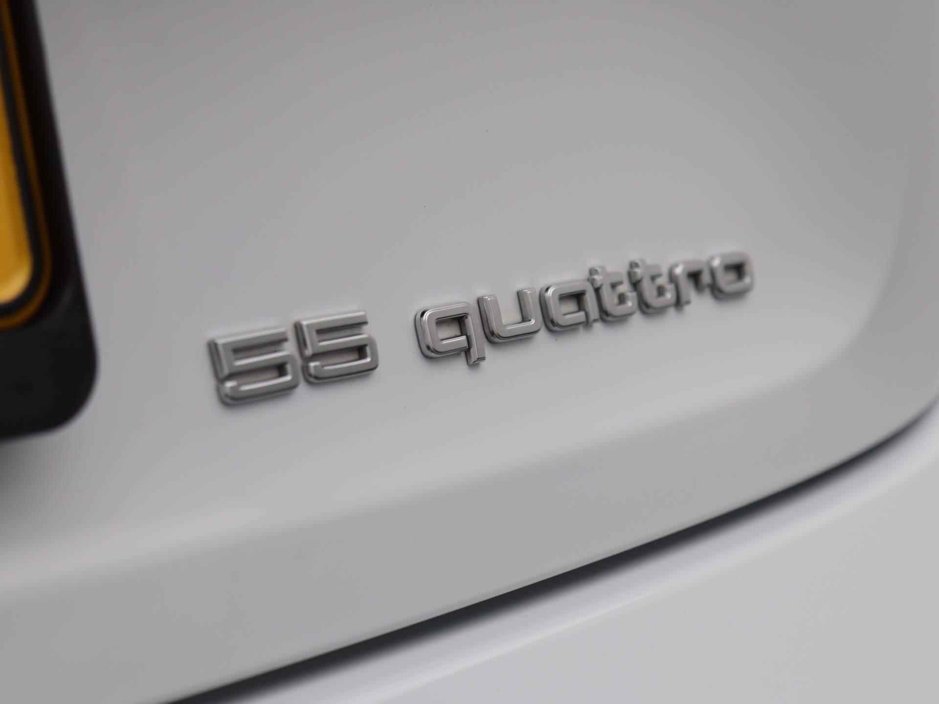 Audi e-tron e-tron 55 quattro advanced Pro Line Plus 95 kWh | Leder | LED Matrix | Bang&Olufsen | Head up display | Navigatie | Memory seats | Lichtmetalen velgen | Panoramadak |  Cruise control | 360 Camera | Parkeersensoren | Elektrische Kofferklep | - 43/53