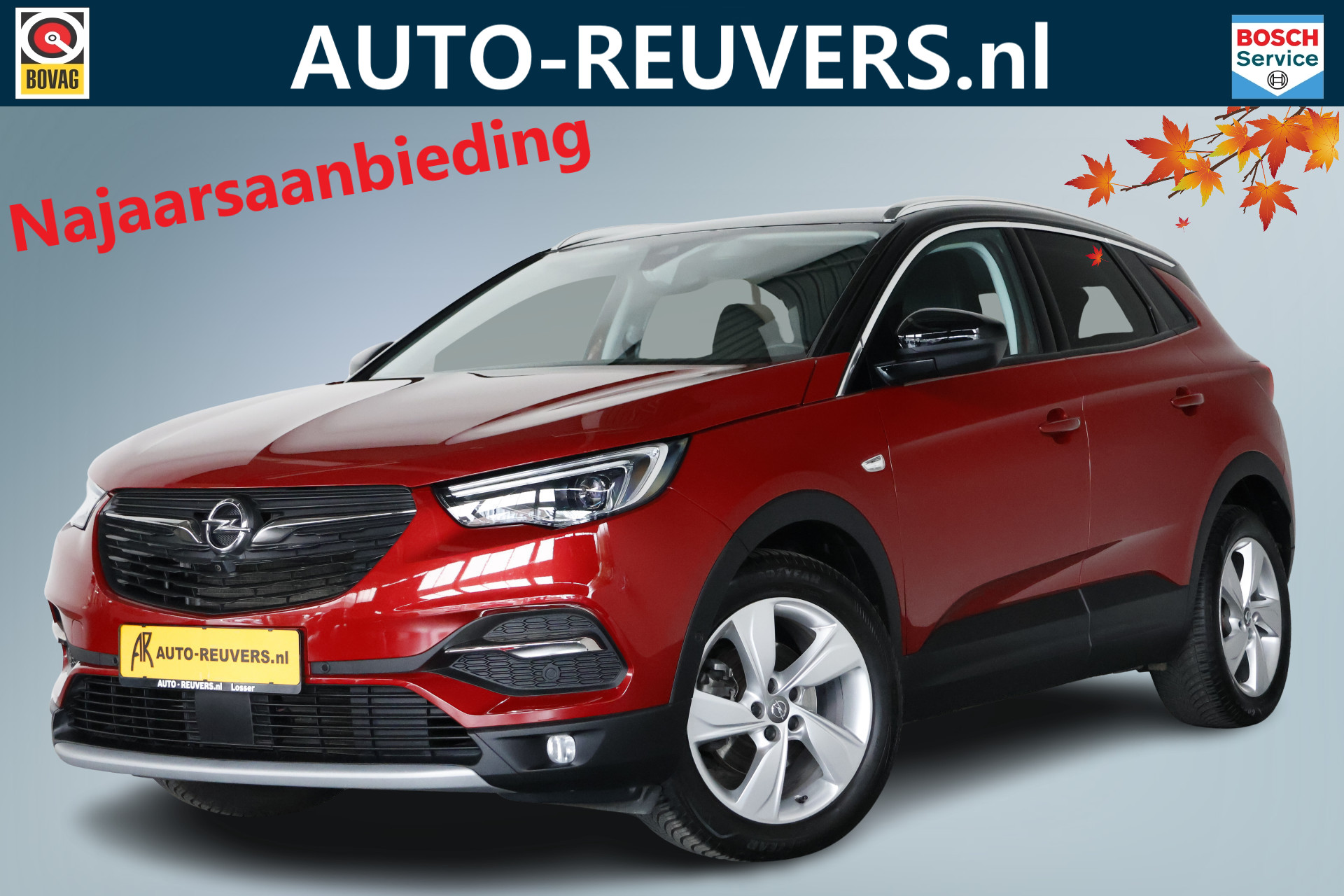 Opel Grandland X 1.6 Turbo Ultimate / Leder / DENON / CarPlay / Cam / LED / Navi