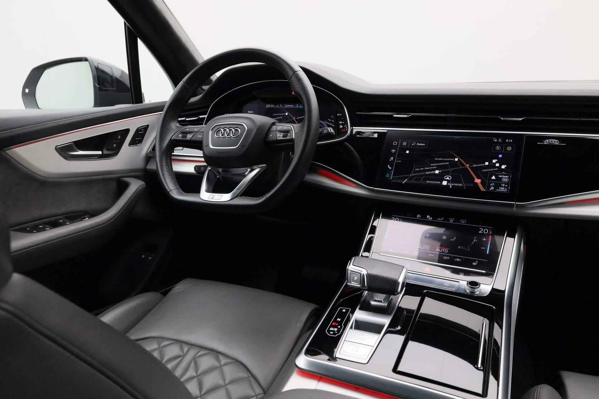 Audi Q7 60 TFSI e 455PK tiptronic quattro Pro Line S Competition | Pano | Nachtzicht | B&O Advanced | Laser LED | Alcantara hemel | HUD | Leer | 21 inch | Zwart optiek | Softclose - 36/57