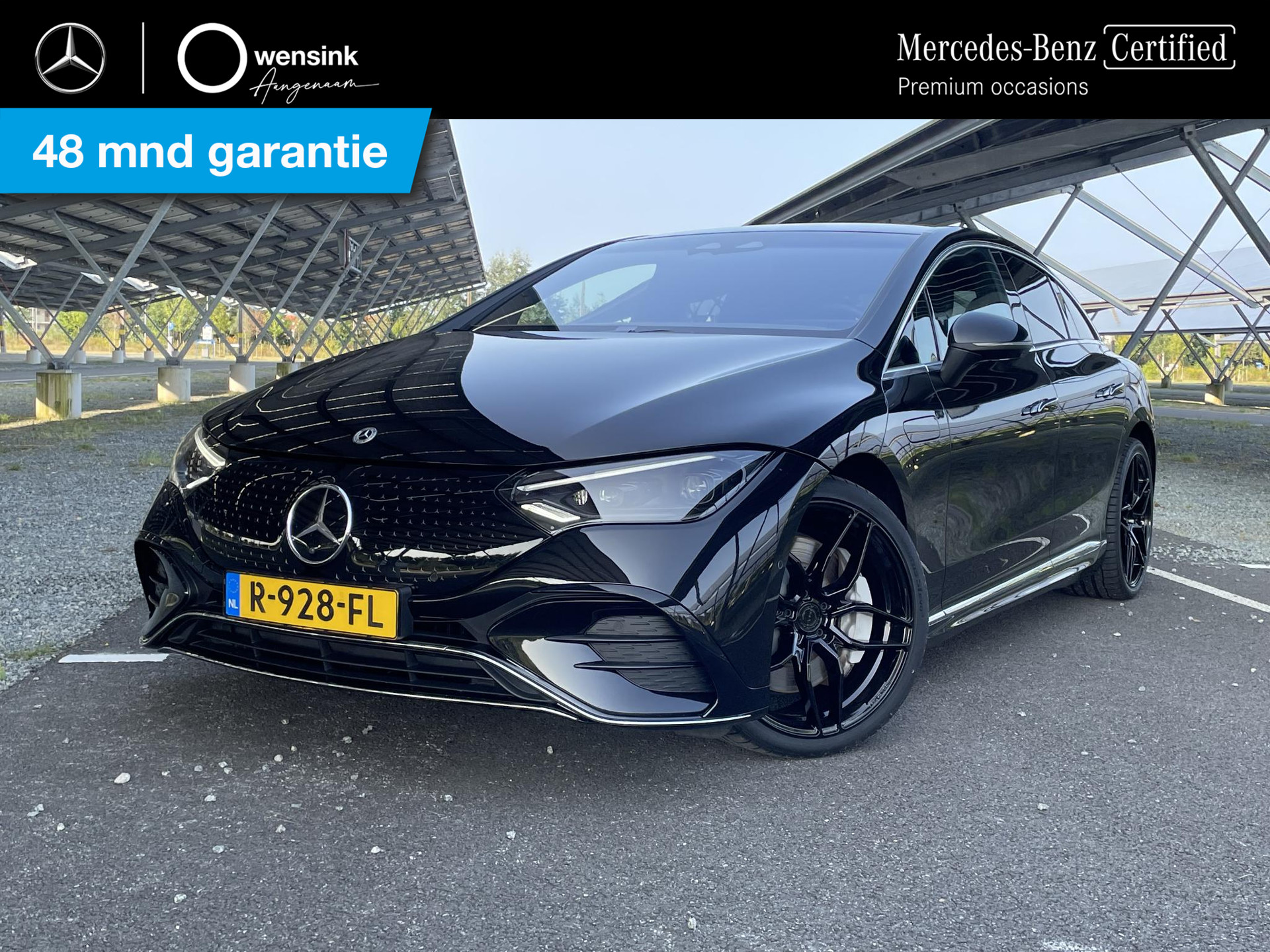 Mercedes-Benz EQE 350+ AMG Line 91 kWh | Burmester | Trekhaak | Memory stoelen | Sfeerverlichting | 21" lichtmetaal | Rijassistentiepakket |